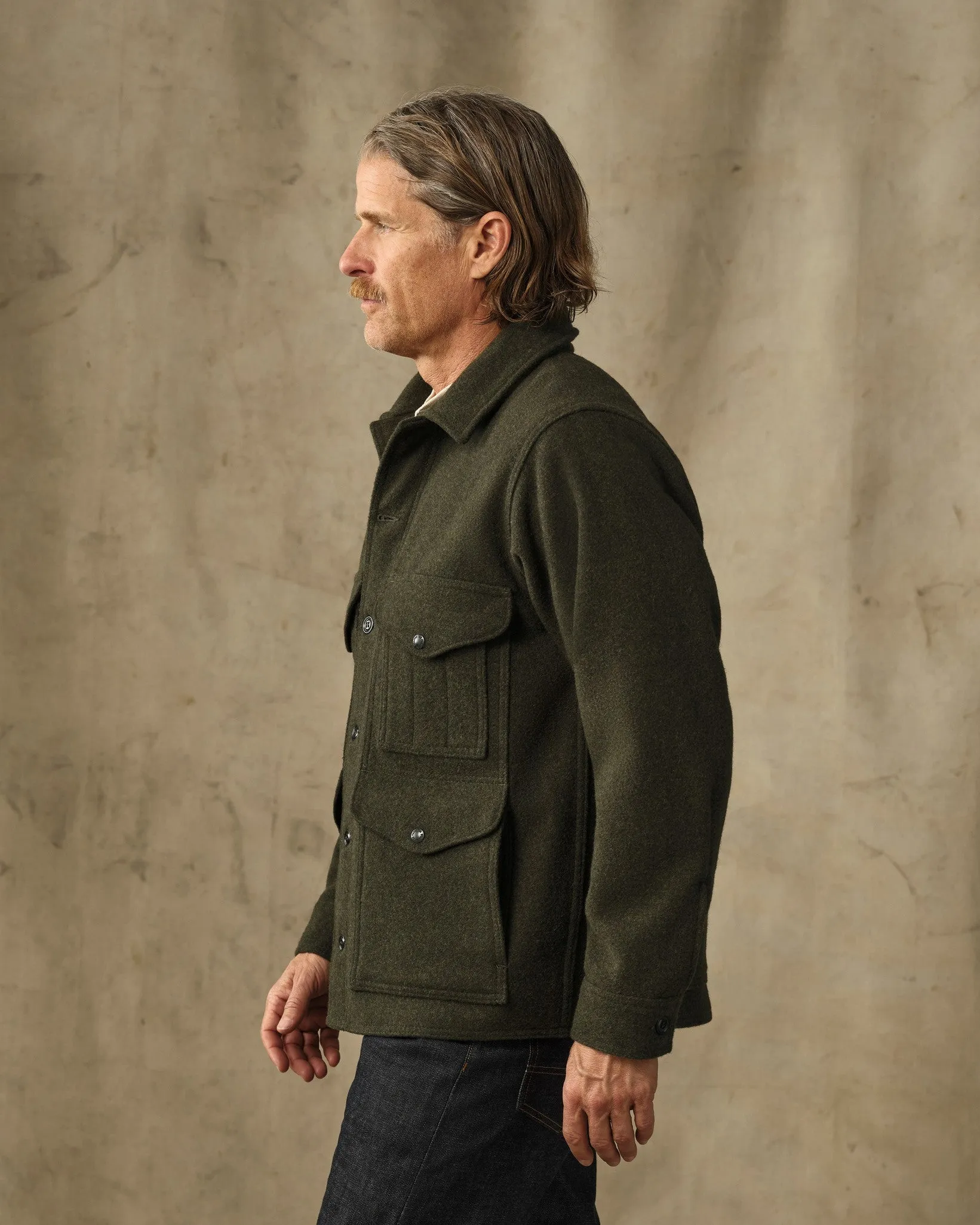 Mackinaw Wool Cruiser Jacket - Forest Green sold by Filson product image thumbnail 3