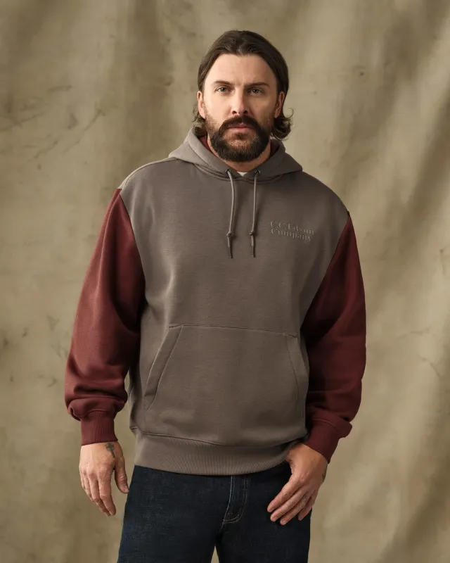 Valley Graphic Hoodie - Hawk Brown made by Filson