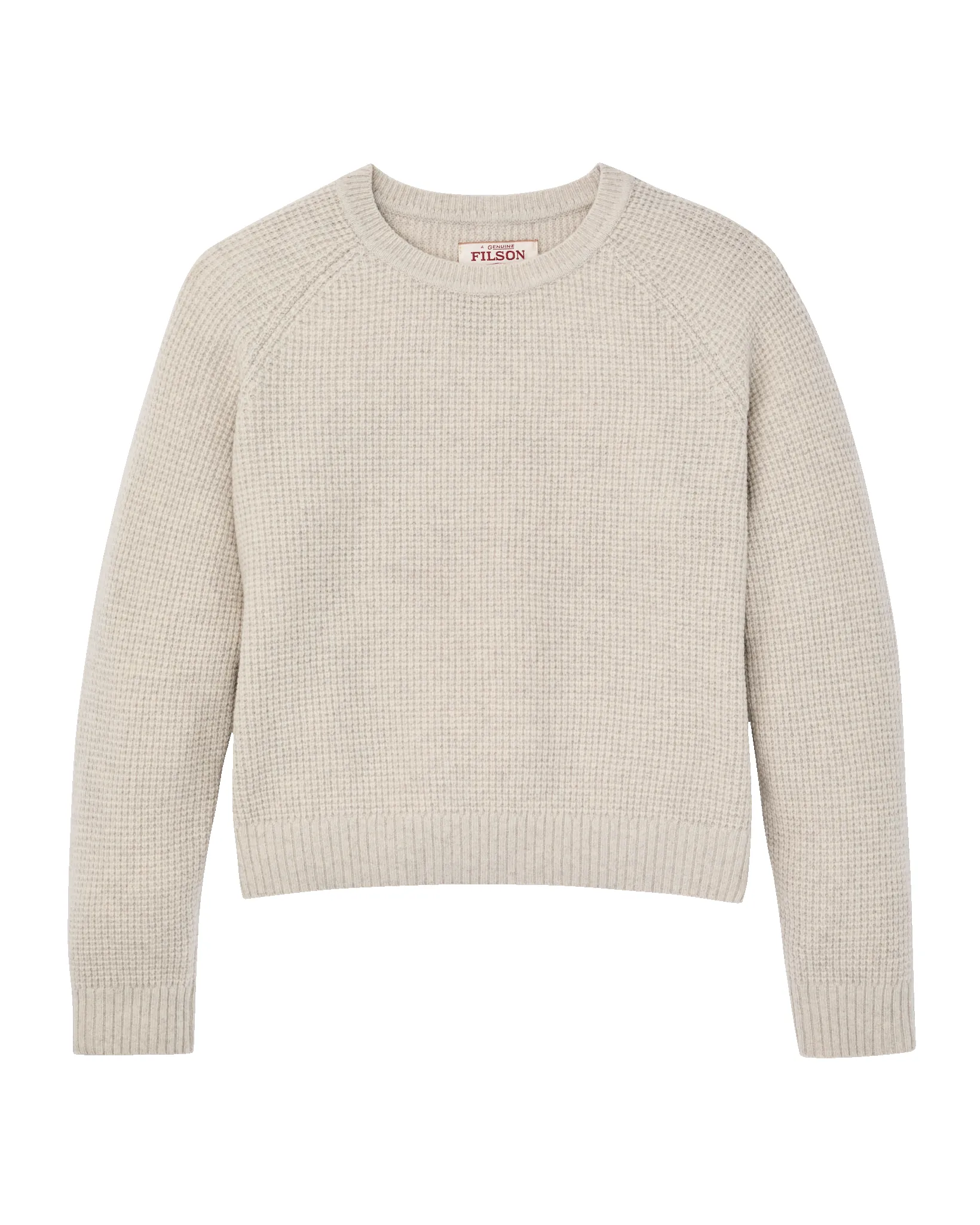 Women's Waffle Knit Merino Sweater - Oyster Heather sold by Filson product image thumbnail 4