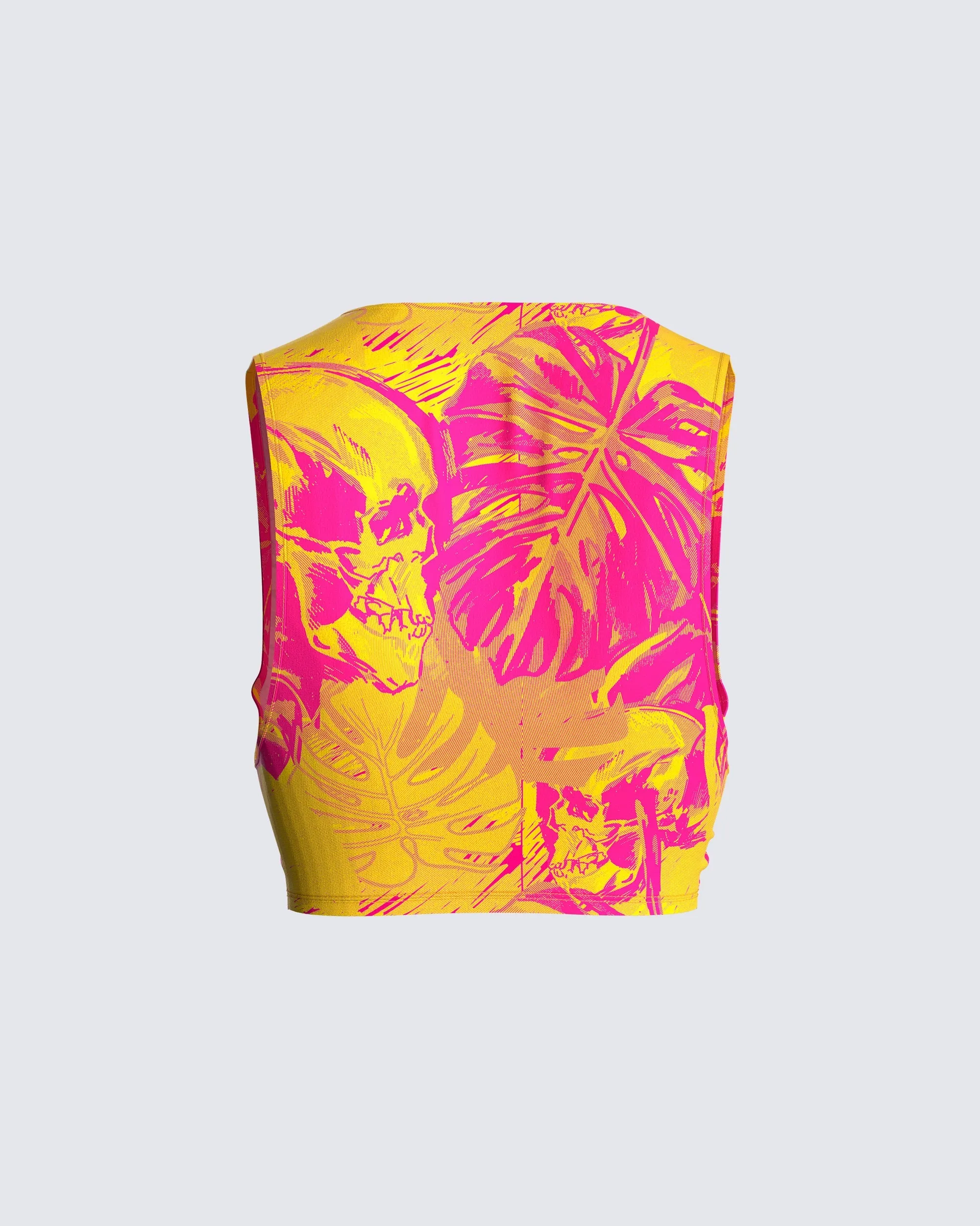 Beverly Tropical Print Top sold by Finesse product image thumbnail 3