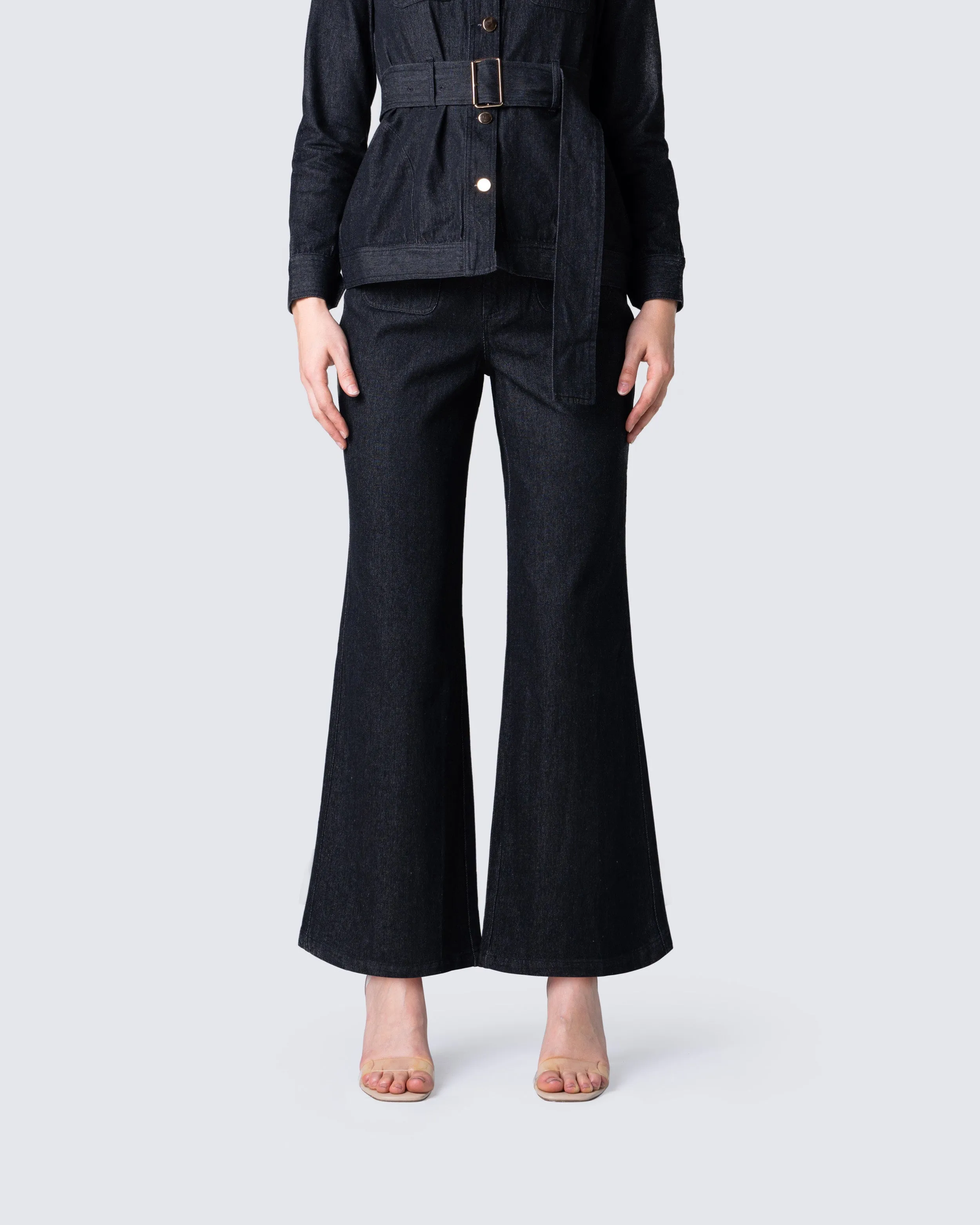 Robin Straight Leg Black Jean sold by Finesse product image thumbnail 4