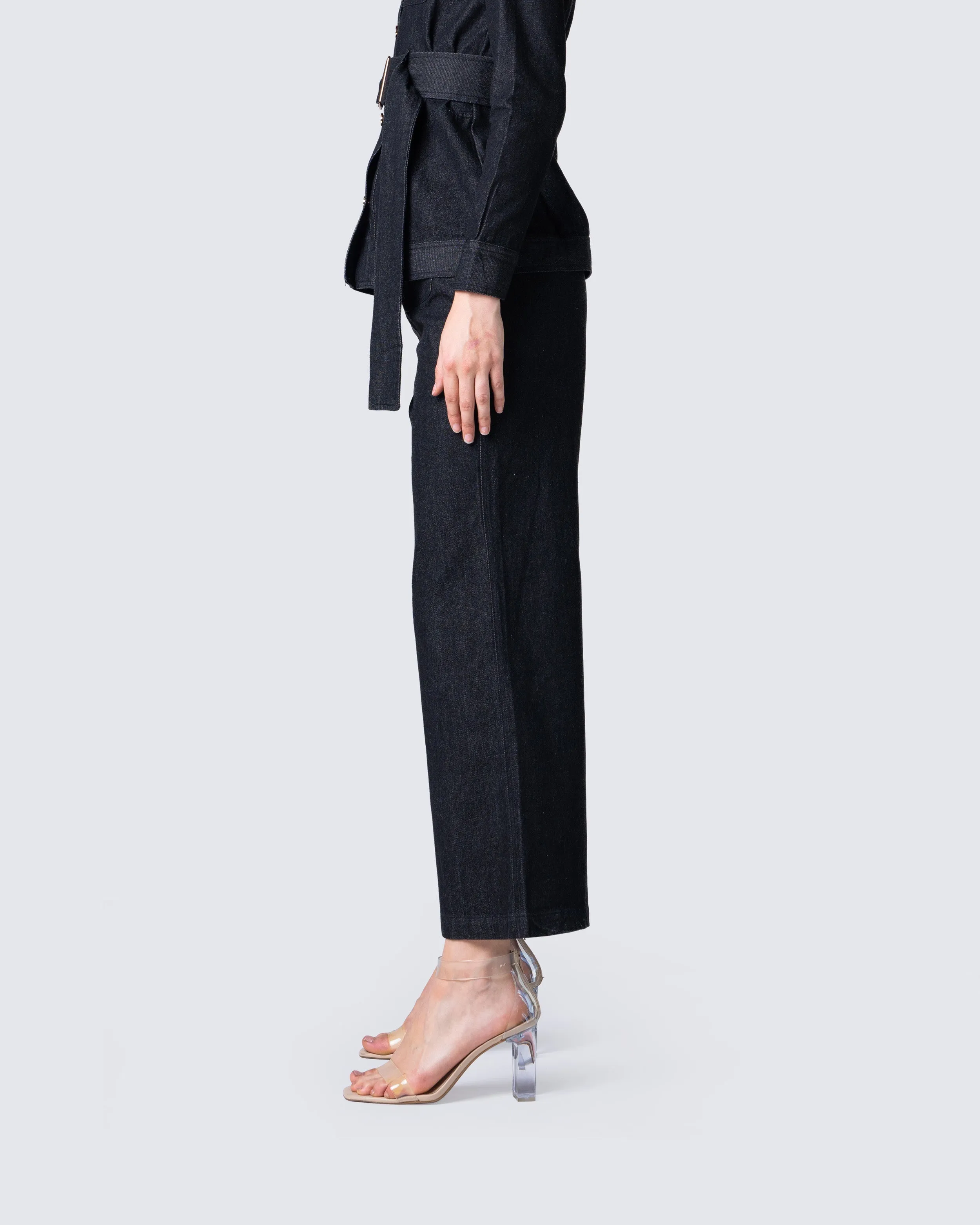 Robin Straight Leg Black Jean sold by Finesse product image thumbnail 5