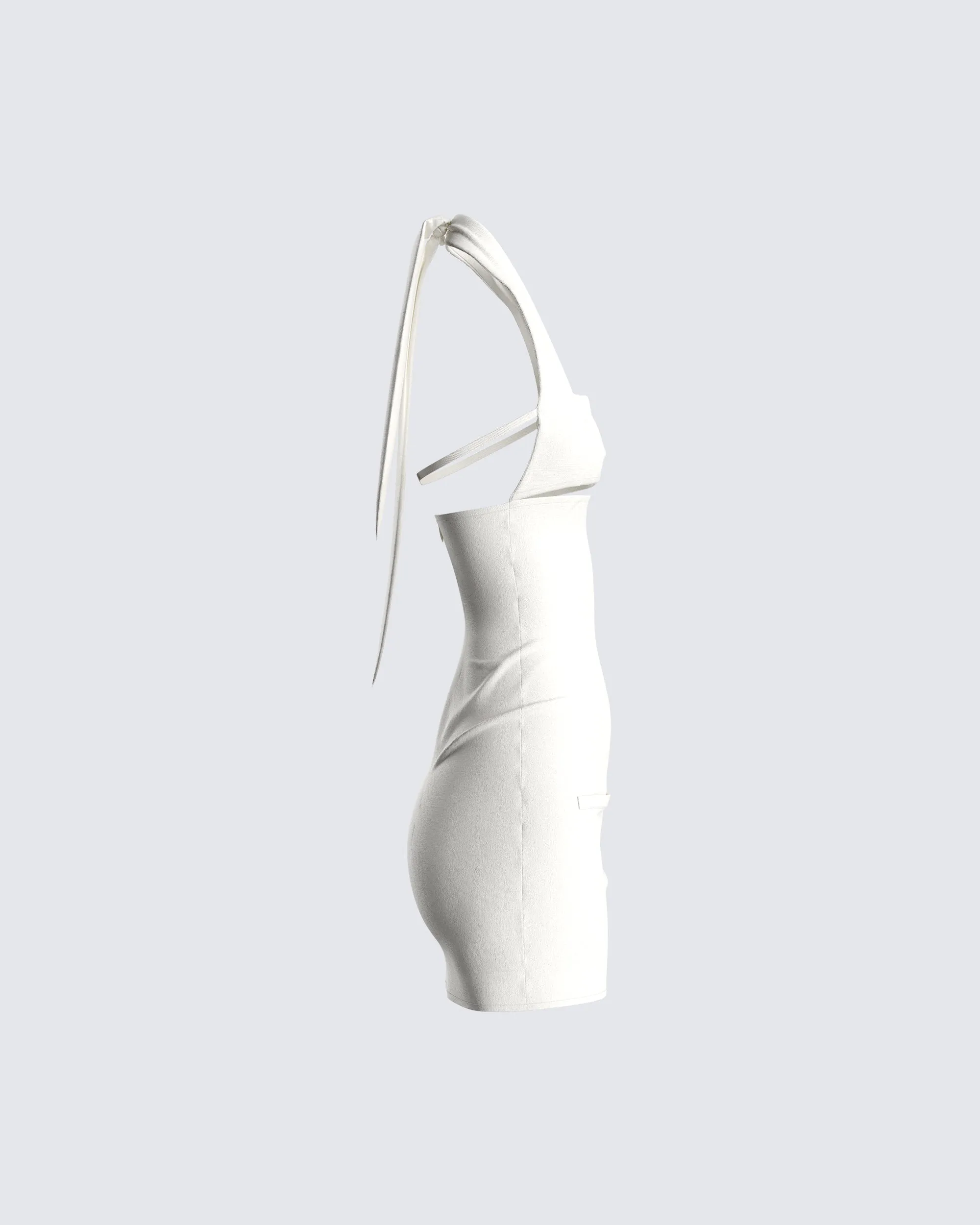 Elora Ivory Linen Dress sold by Finesse product image thumbnail 2
