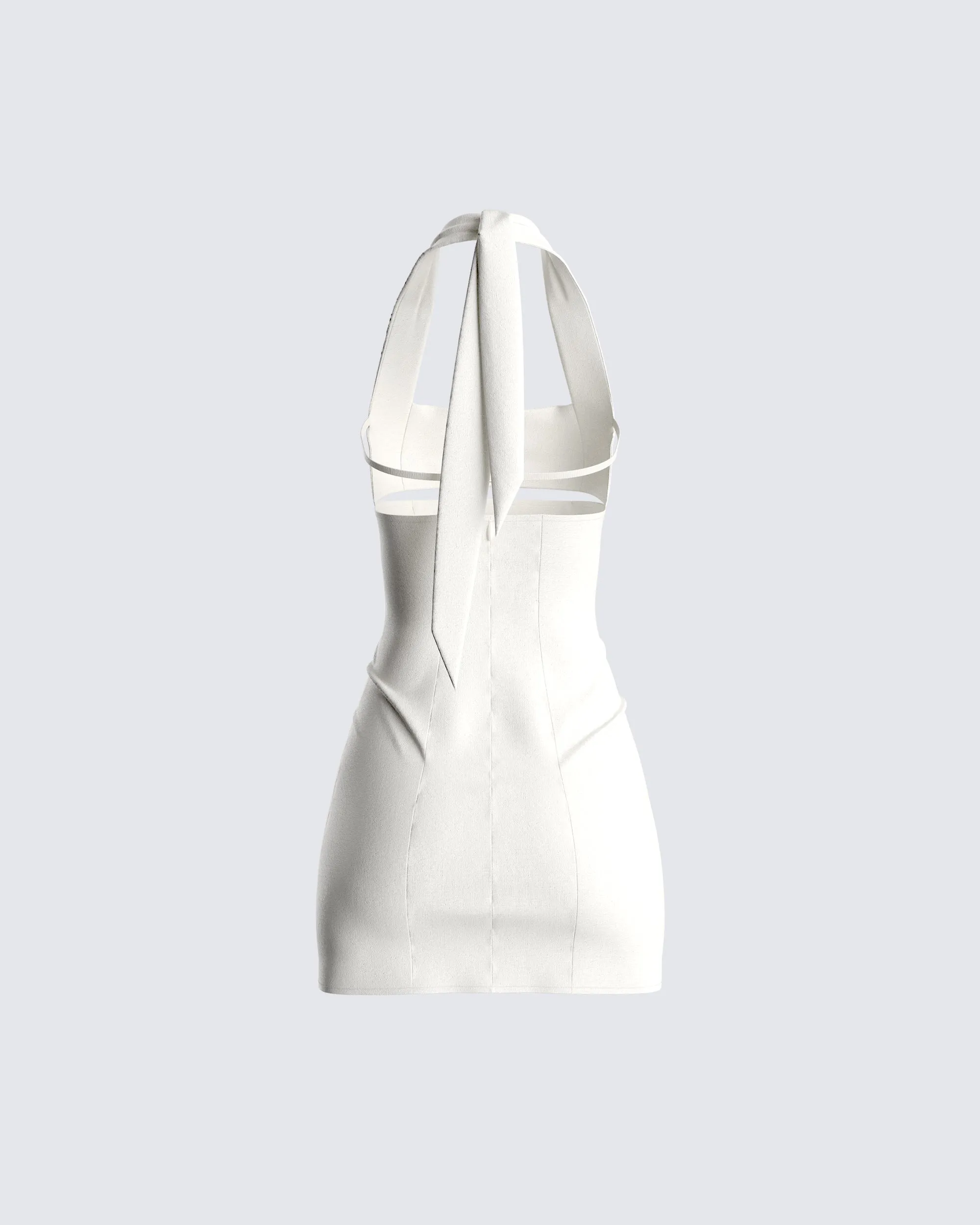 Elora Ivory Linen Dress sold by Finesse product image thumbnail 3