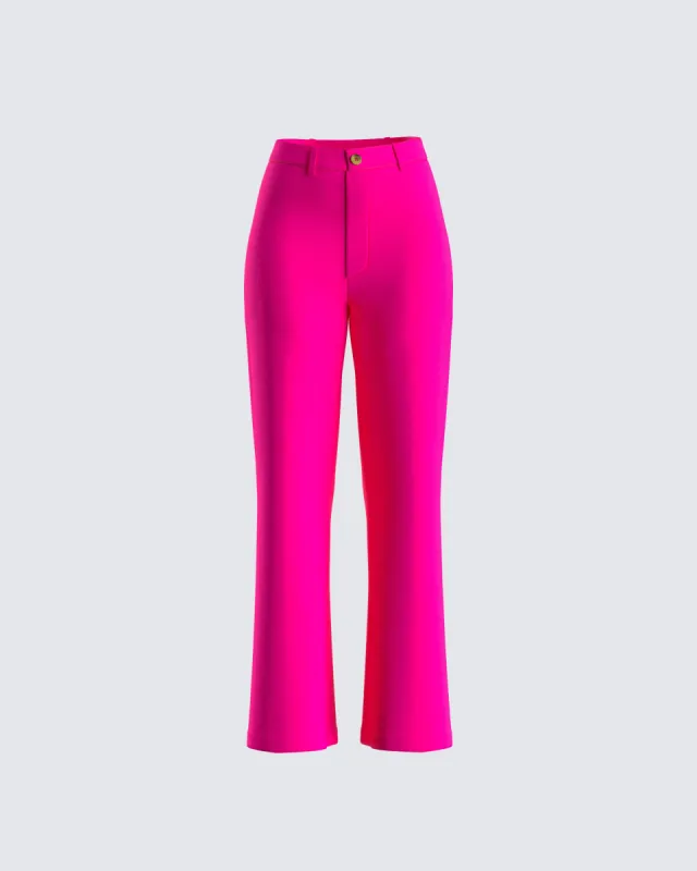 Samson Hot Pink High Waisted Pant sold by Finesse