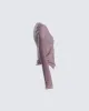 Alyson Grey Mesh Long Sleeve Top sold by Finesse