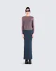 Alyson Grey Mesh Long Sleeve Top sold by Finesse