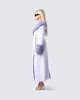 Anika Lavender Vegan Fur Trim Coat sold by Finesse