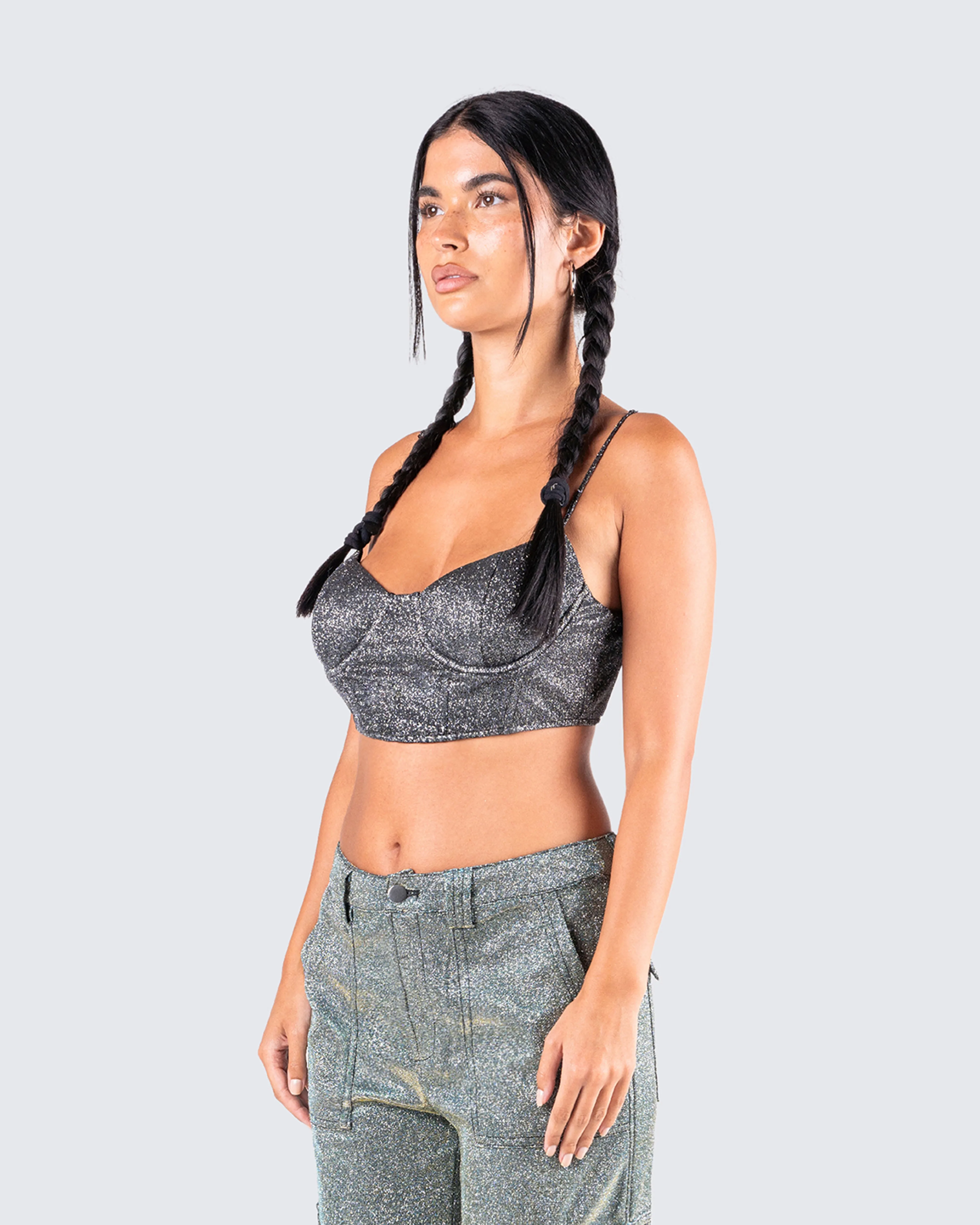 Dixon Shimmer Corset Top sold by Finesse product image thumbnail 5