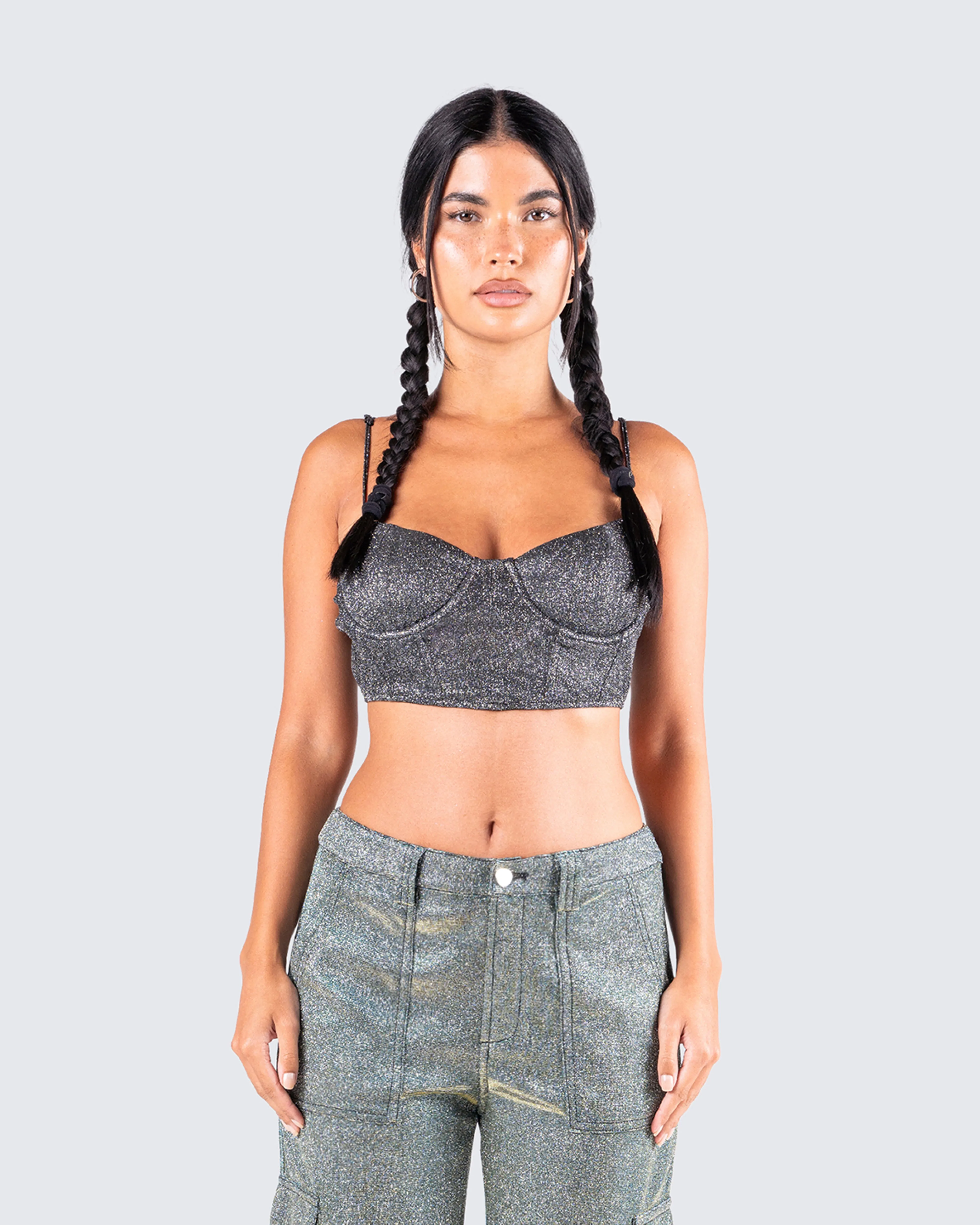 Dixon Shimmer Corset Top sold by Finesse product image thumbnail 4