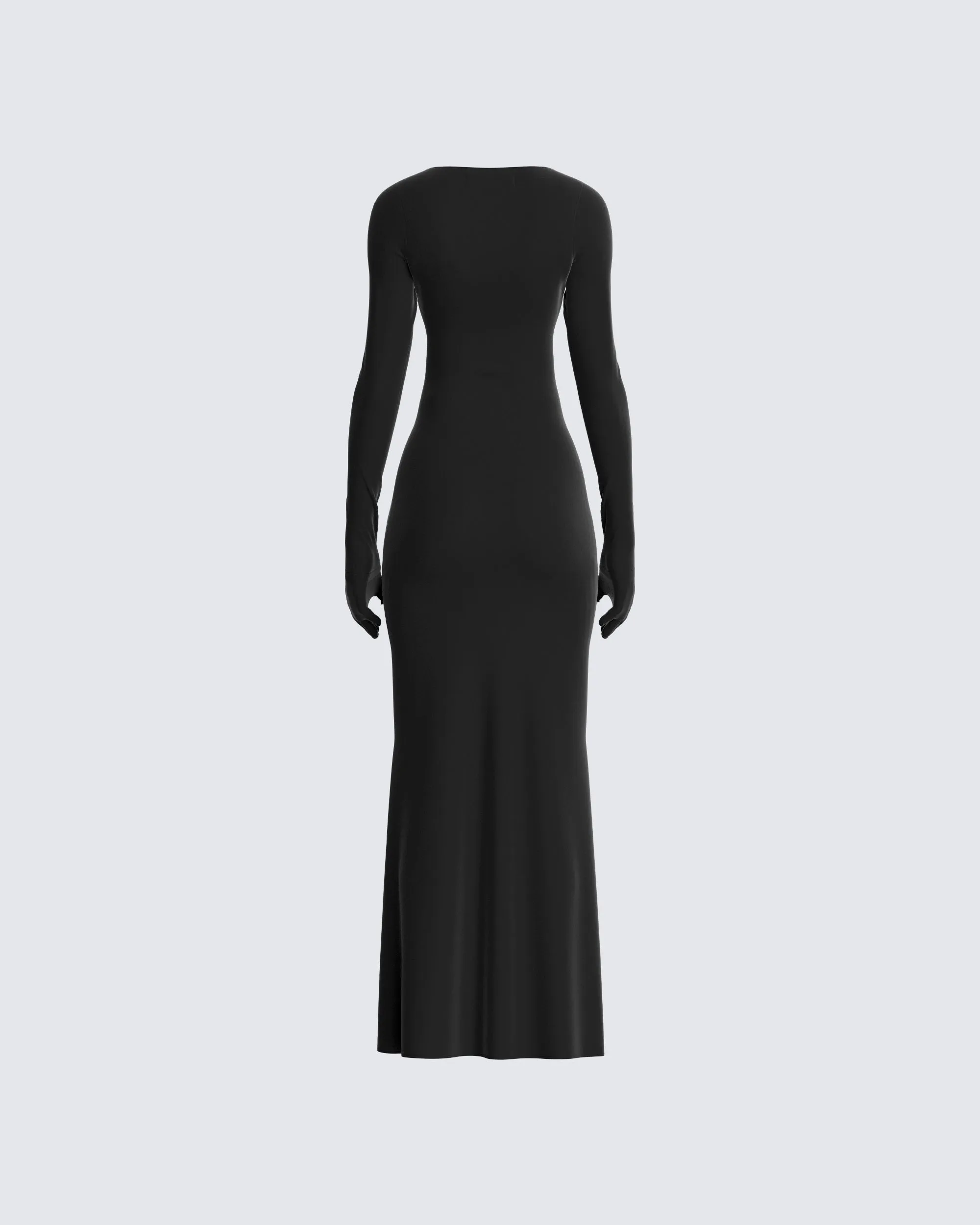 Vox Black Cut Out Dress & Gloves sold by Finesse product image thumbnail 3