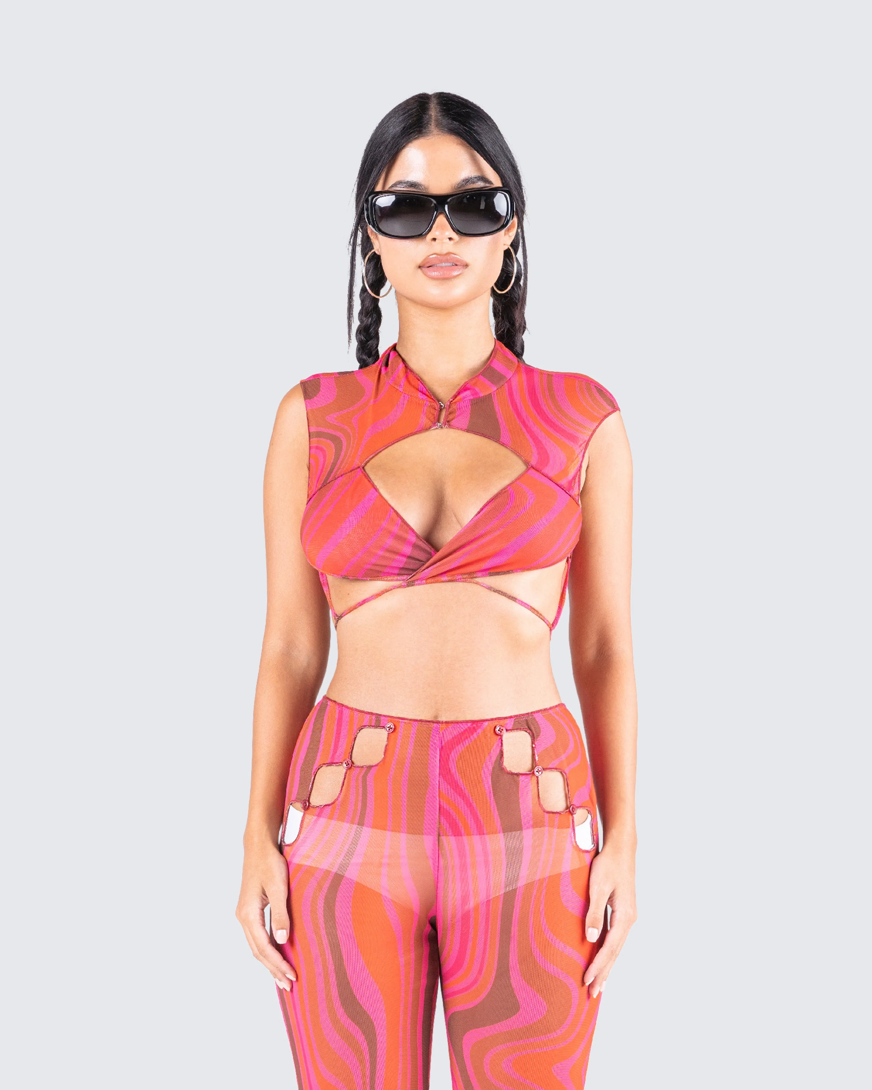 Carter Multi Print Top sold by Finesse product image thumbnail 4