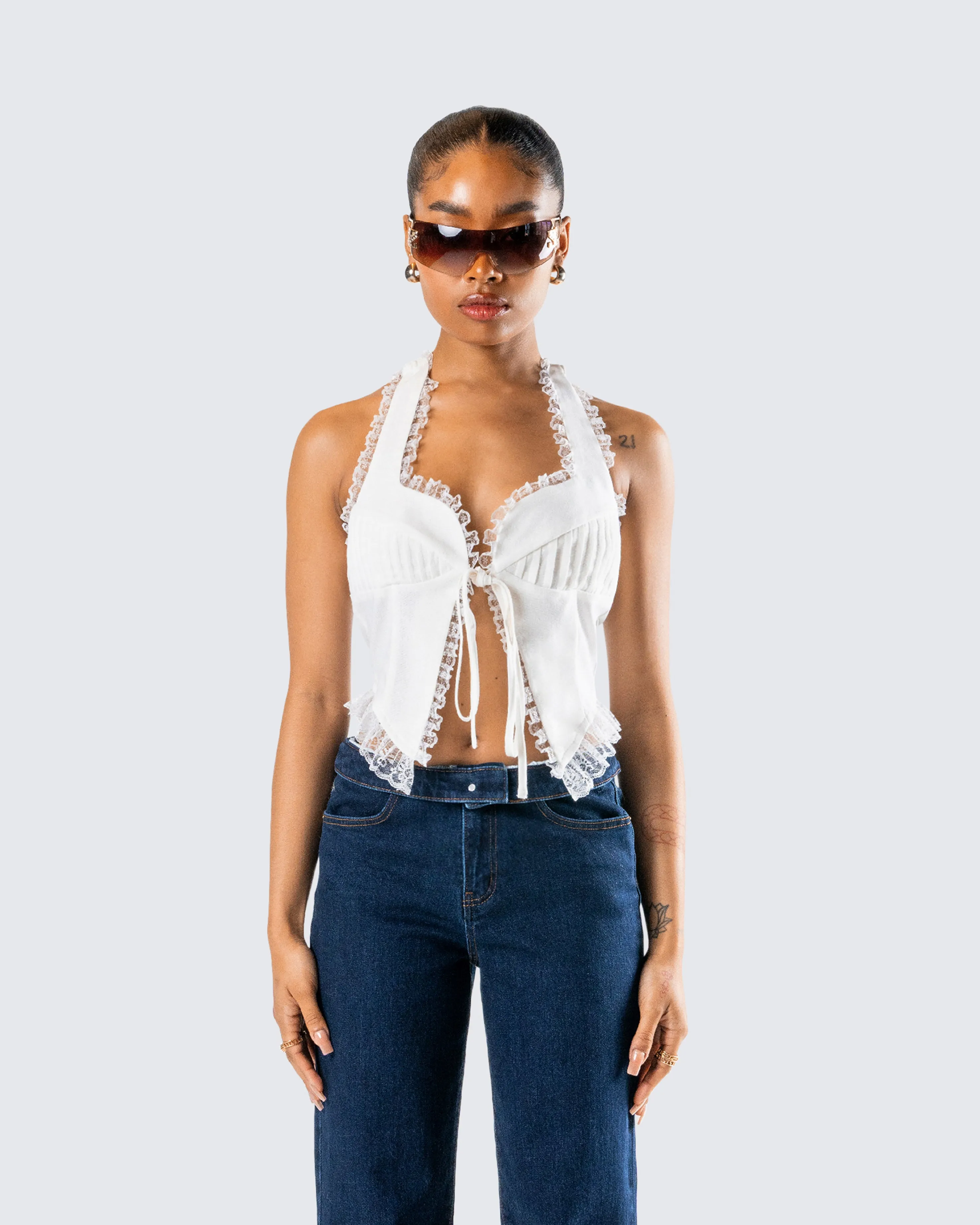Briar Ivory Lace Camisole sold by Finesse product image thumbnail 4