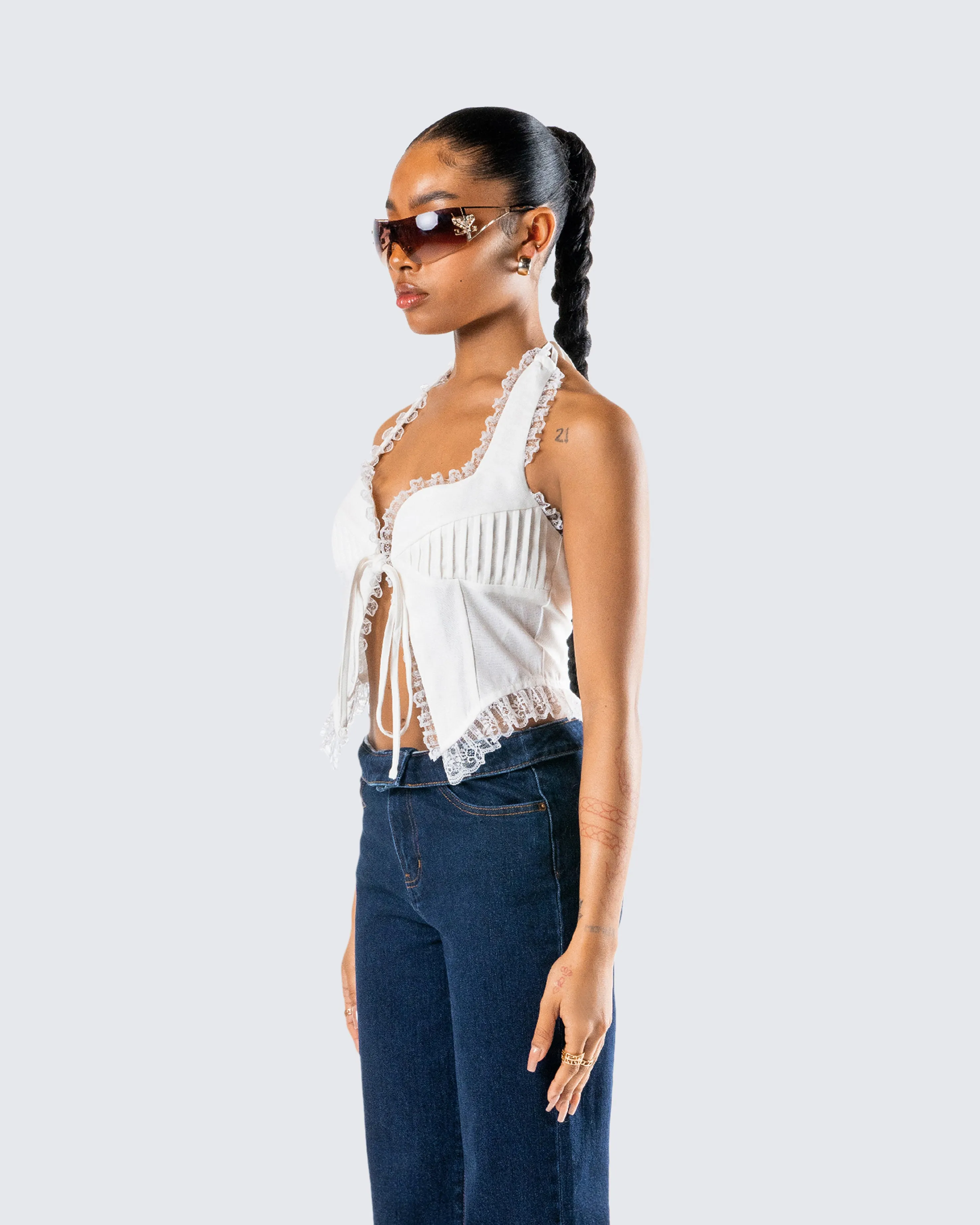 Briar Ivory Lace Camisole sold by Finesse product image thumbnail 5