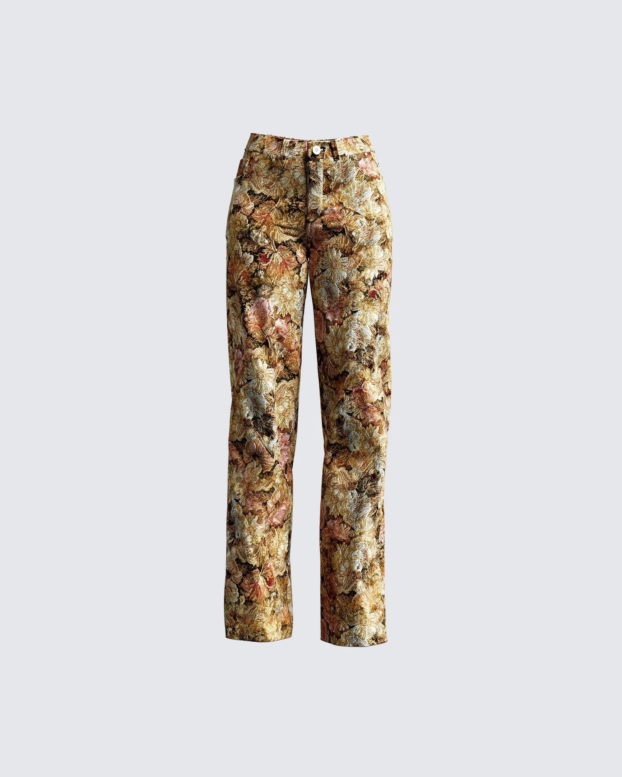Chado Florally Yours Jacquard Pants sold by Finesse