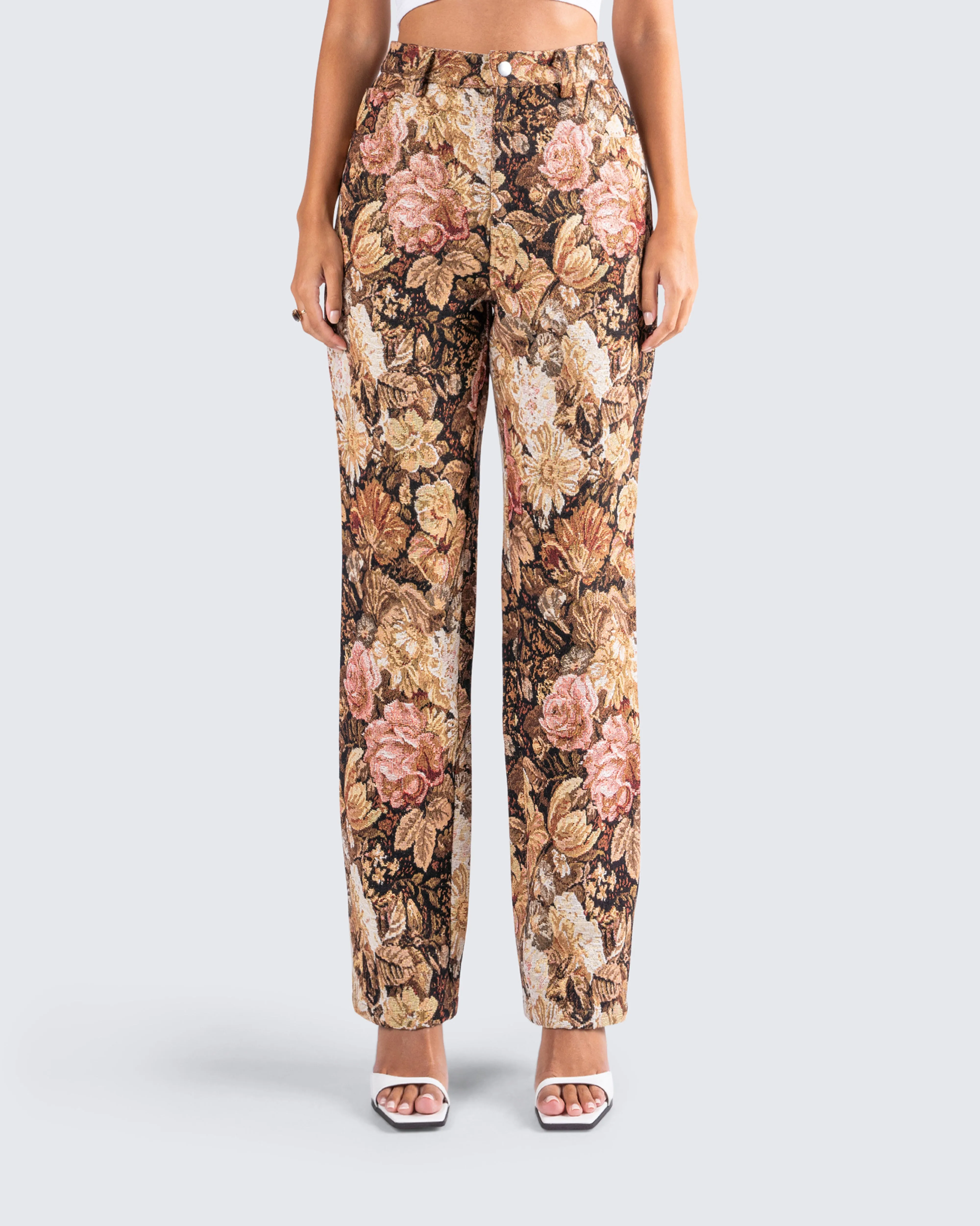 Chado Florally Yours Jacquard Pants sold by Finesse product image thumbnail 4