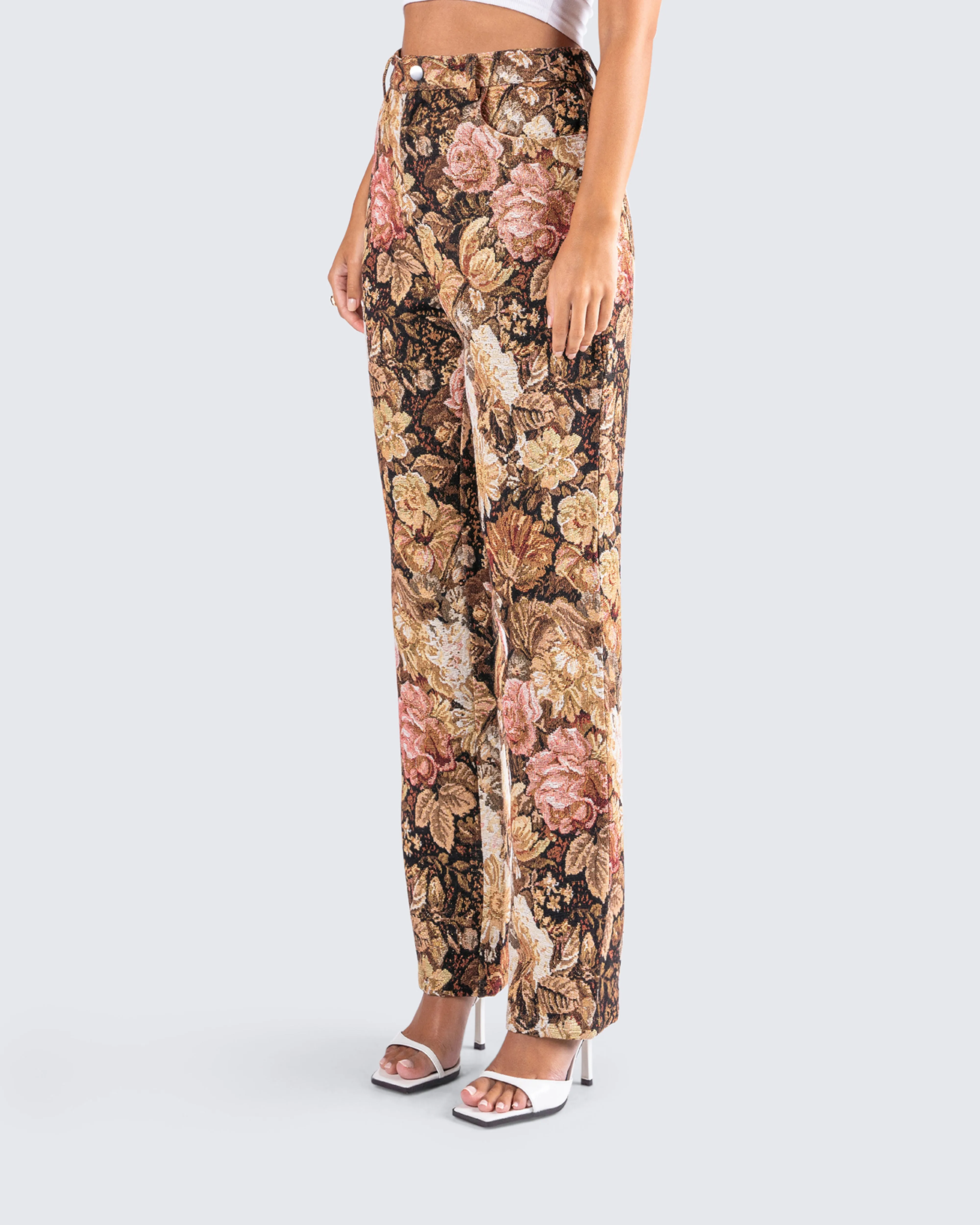 Chado Florally Yours Jacquard Pants sold by Finesse product image thumbnail 5
