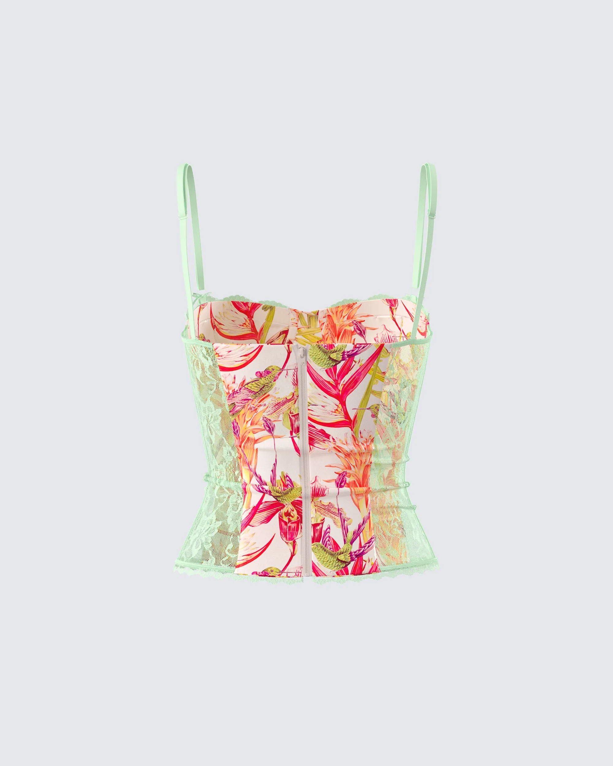Devi Multi Print Corset Top sold by Finesse product image thumbnail 3