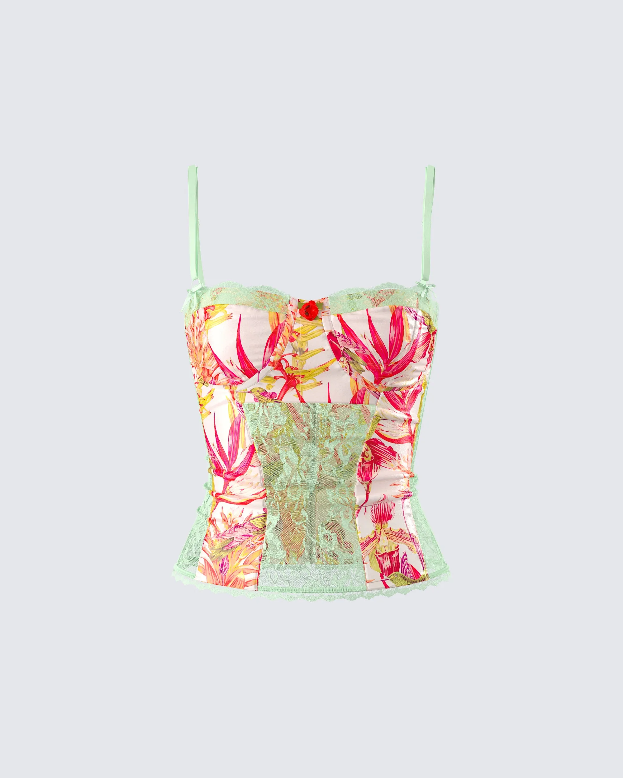 Devi Multi Print Corset Top sold by Finesse