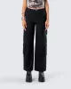 Laura Black Twill Cargo Pant sold by Finesse
