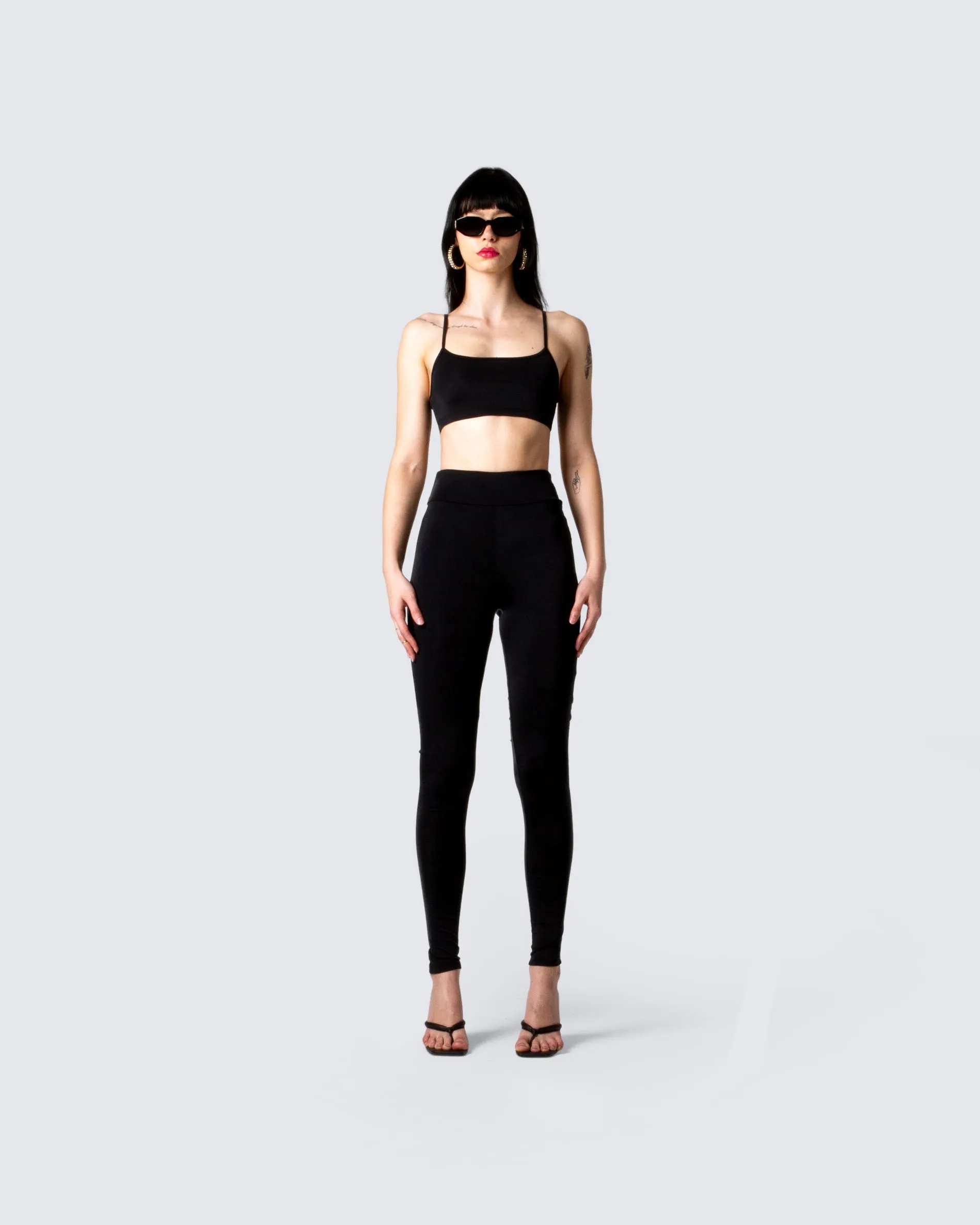 Allison Black Jersey Legging sold by Finesse product image thumbnail 4