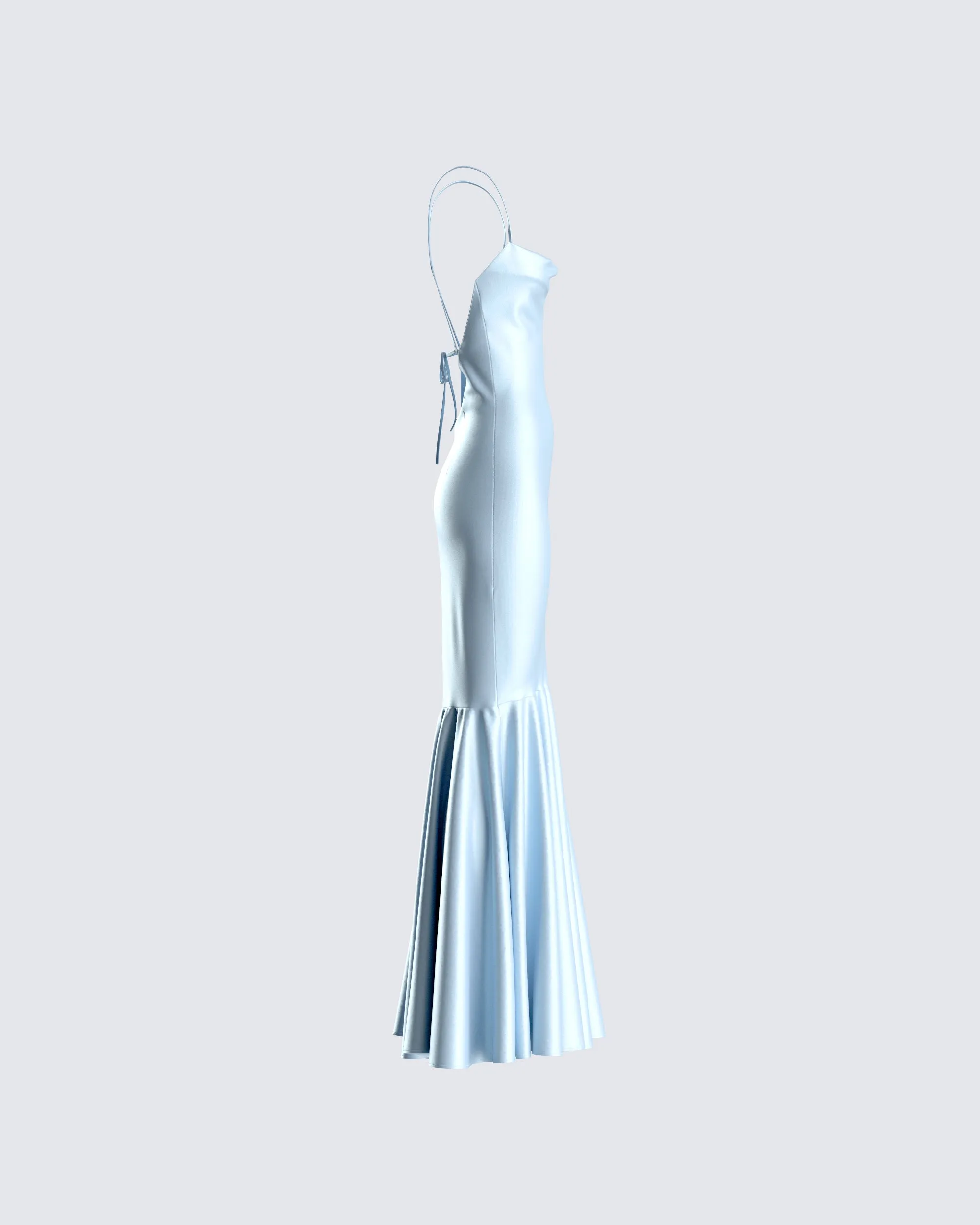 Anya Blue Cowl Low Back Gown sold by Finesse product image thumbnail 2