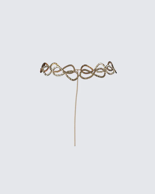 Orla Gold Chain Belt sold by Finesse
