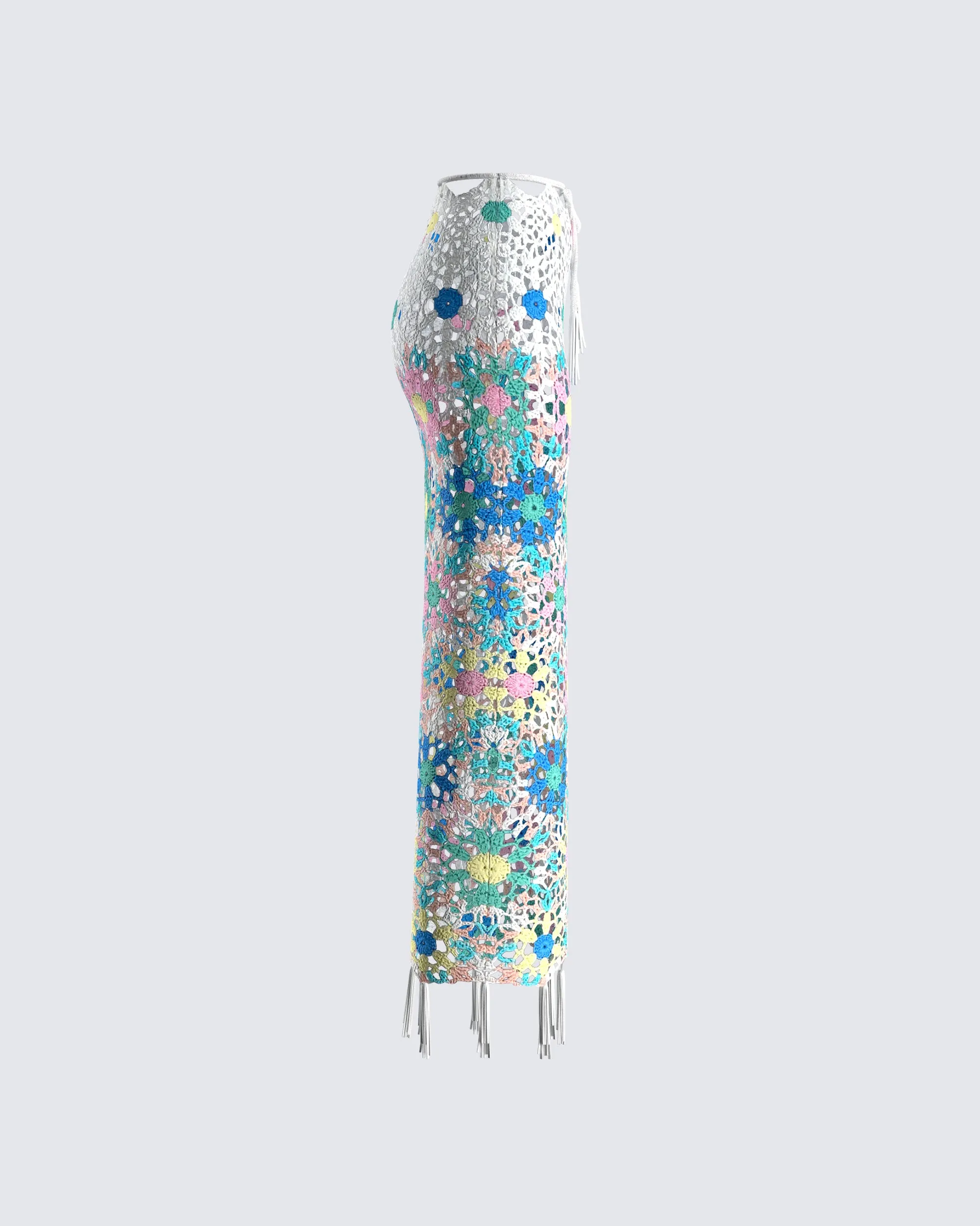 Anjelica Multi Crochet Midi Skirt sold by Finesse product image thumbnail 2