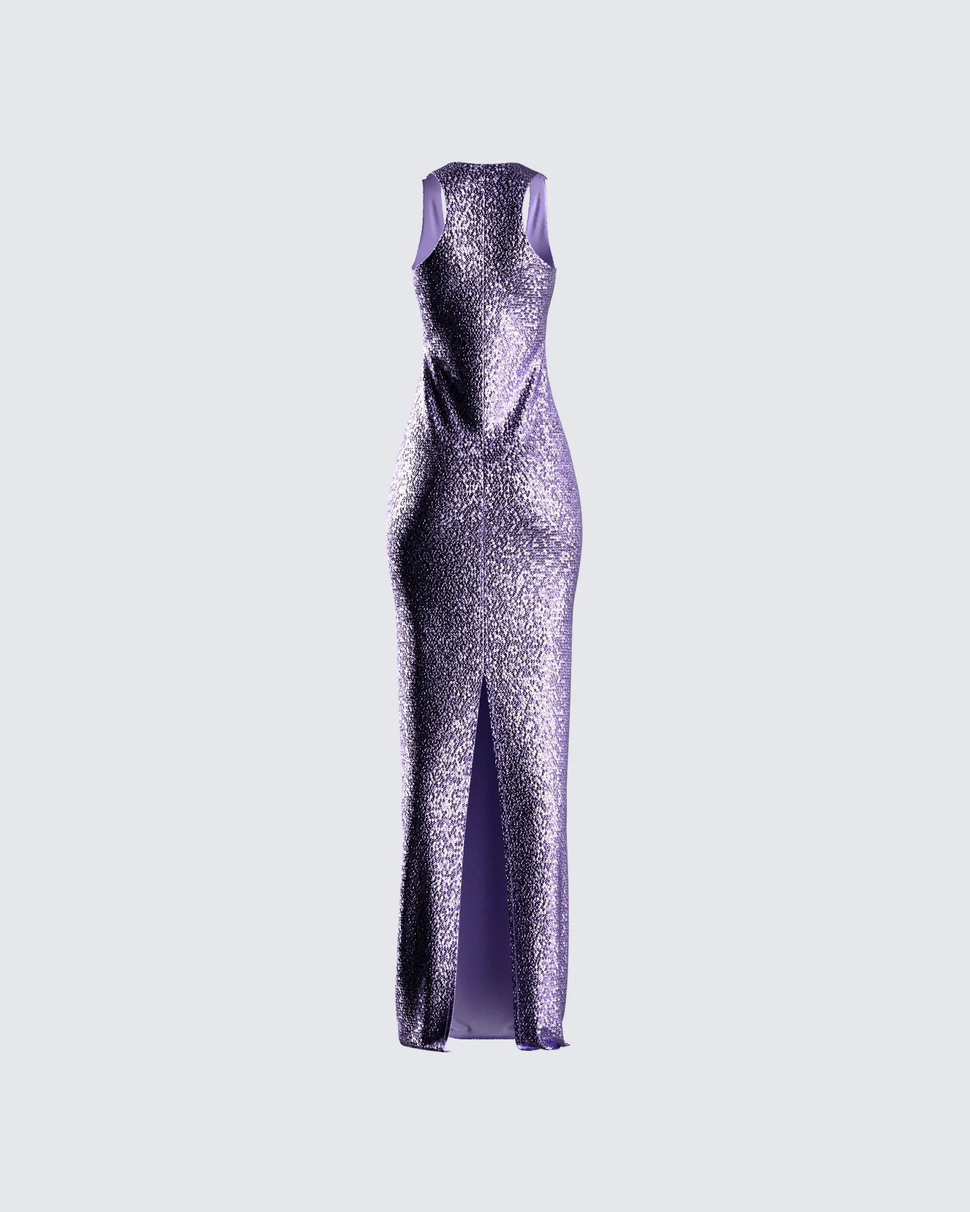 Elsa Lilac Sequin Sleeveless Gown sold by Finesse product image thumbnail 3