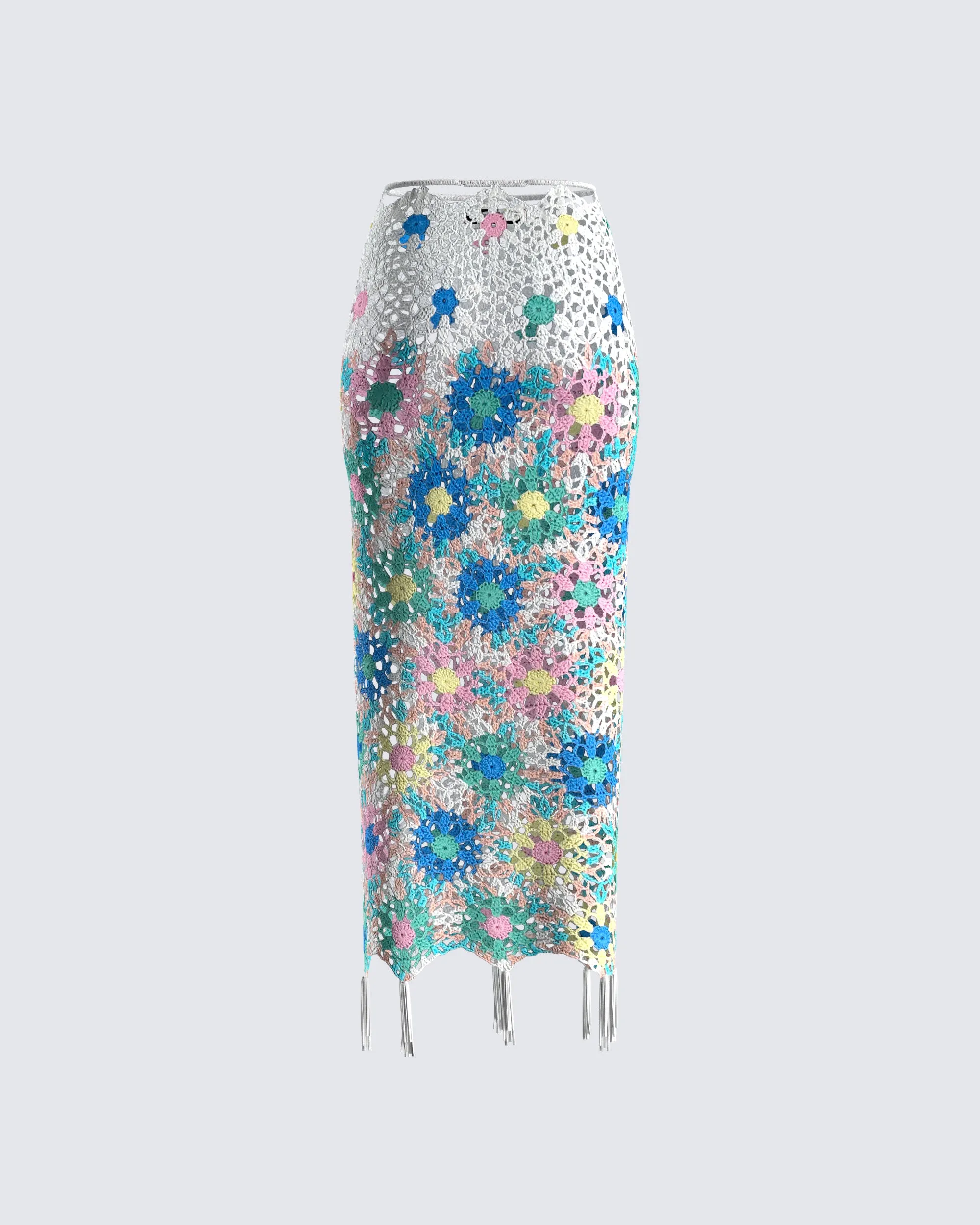 Anjelica Multi Crochet Midi Skirt sold by Finesse product image thumbnail 3