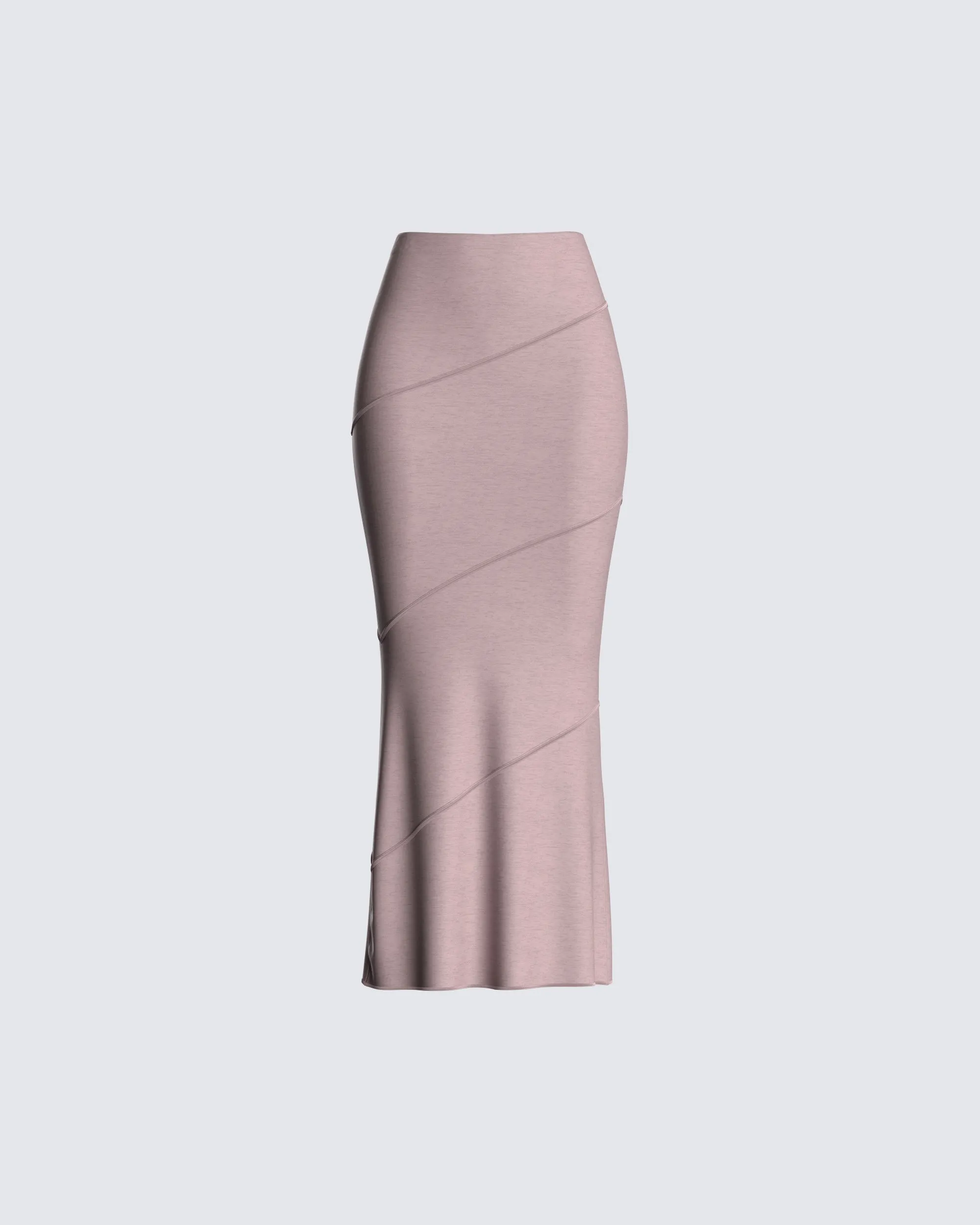 Zoe Taupe Maxi Skirt sold by Finesse