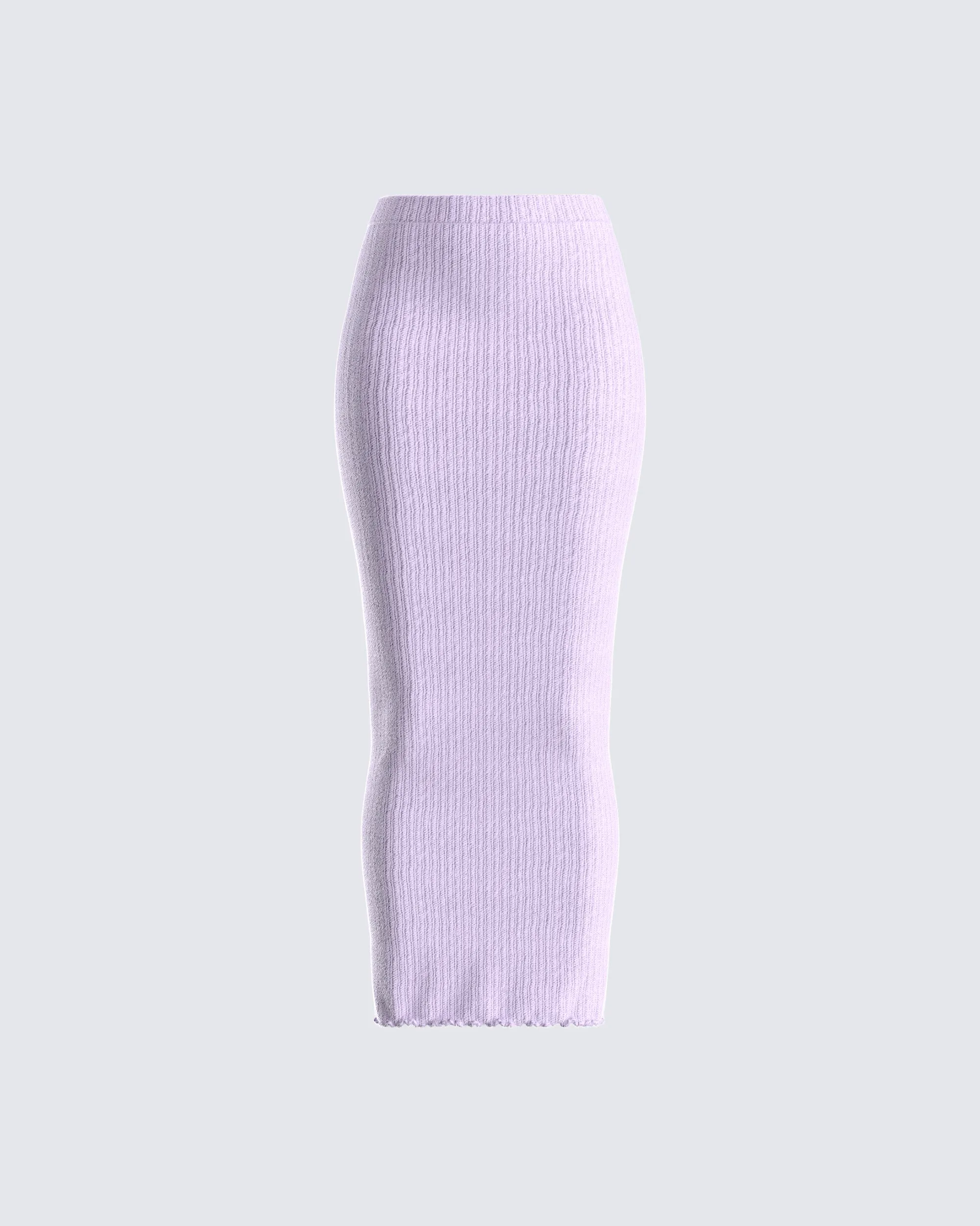 Liberty Lavender Knit Maxi Skirt sold by Finesse
