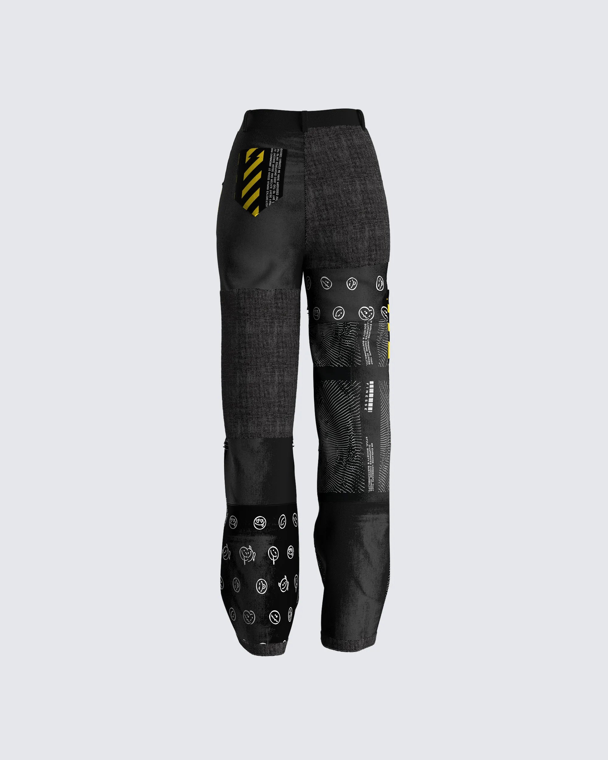 Jacko Printed Patchwork Pants sold by Finesse product image thumbnail 3