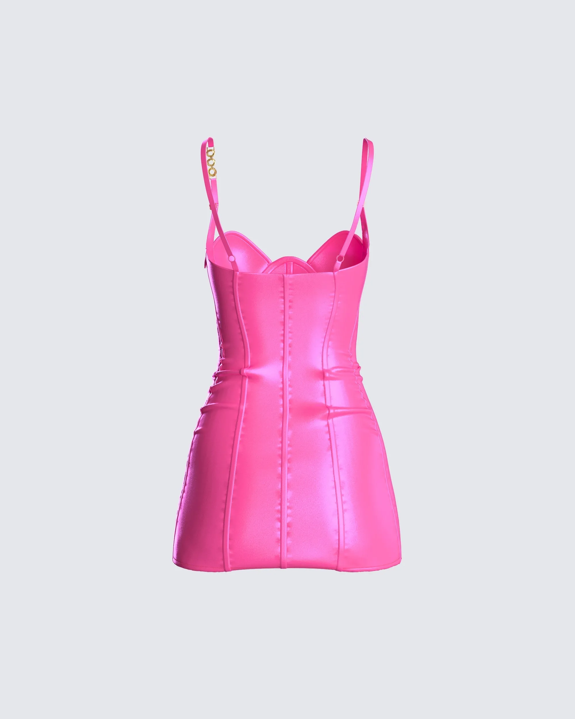 Jillian Pink Corset Dress sold by Finesse product image thumbnail 3