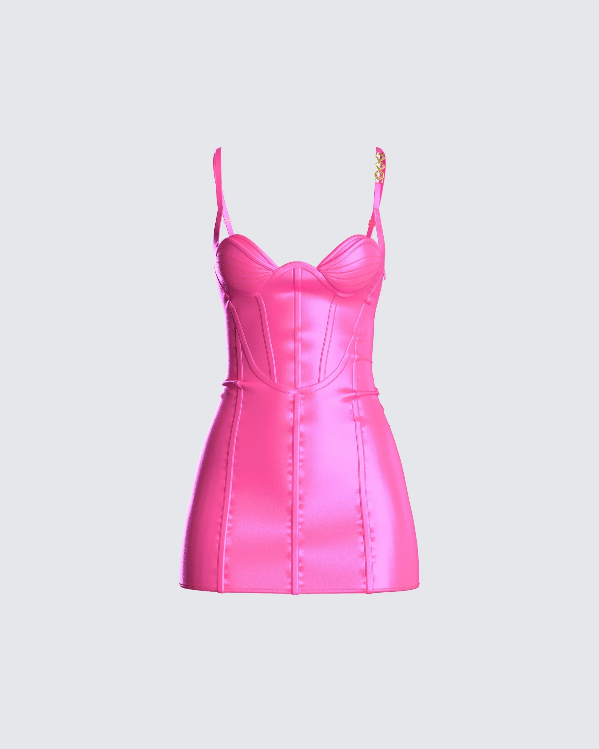 Jillian Pink Corset Dress sold by Finesse