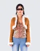 Juliana Tan Faux Shearling Jacket sold by Finesse