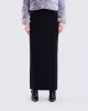 Angela Black Jersey Maxi Skirt sold by Finesse