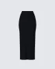 Angela Black Jersey Maxi Skirt sold by Finesse