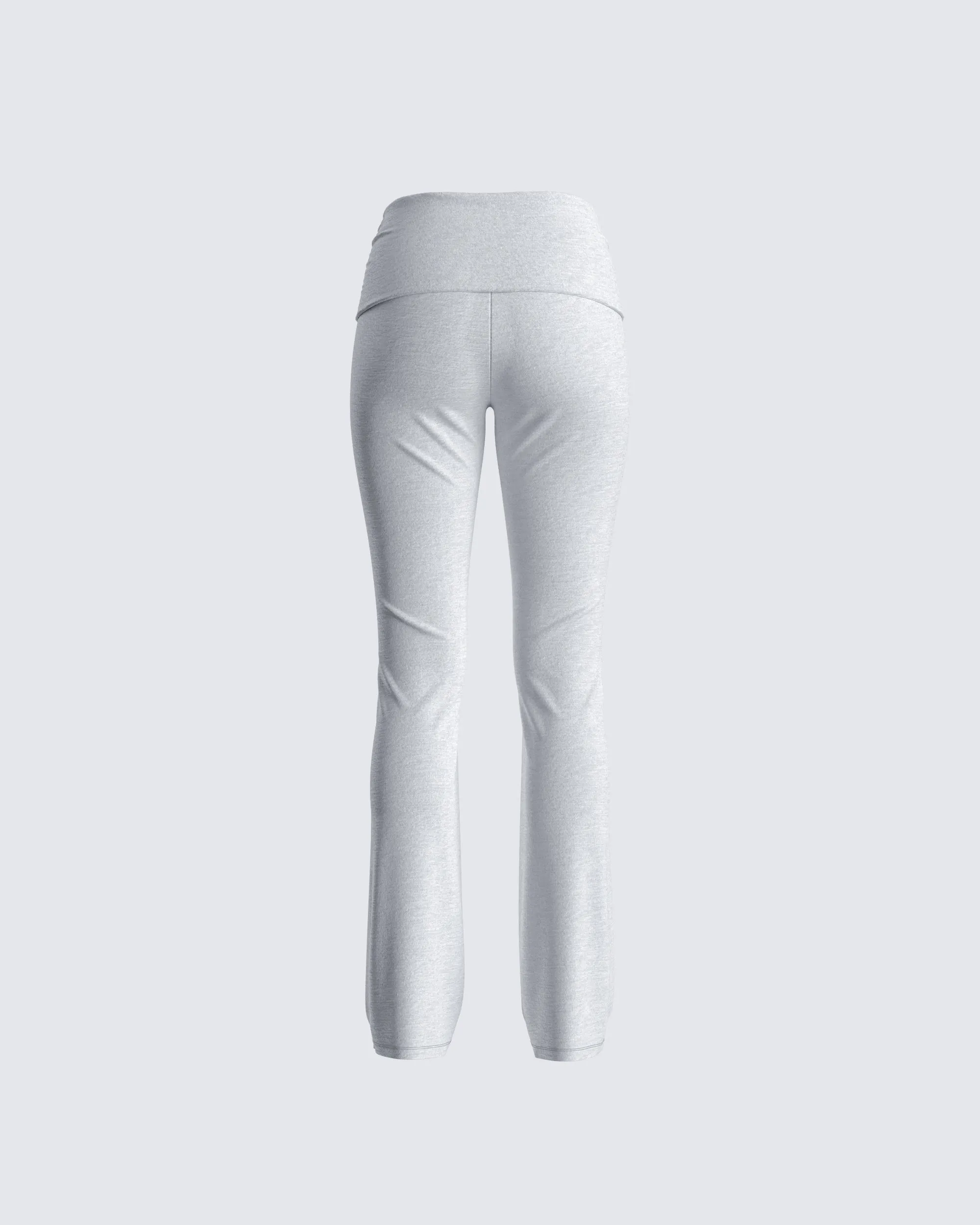 Noam Heather Grey Foldover Legging sold by Finesse product image thumbnail 3