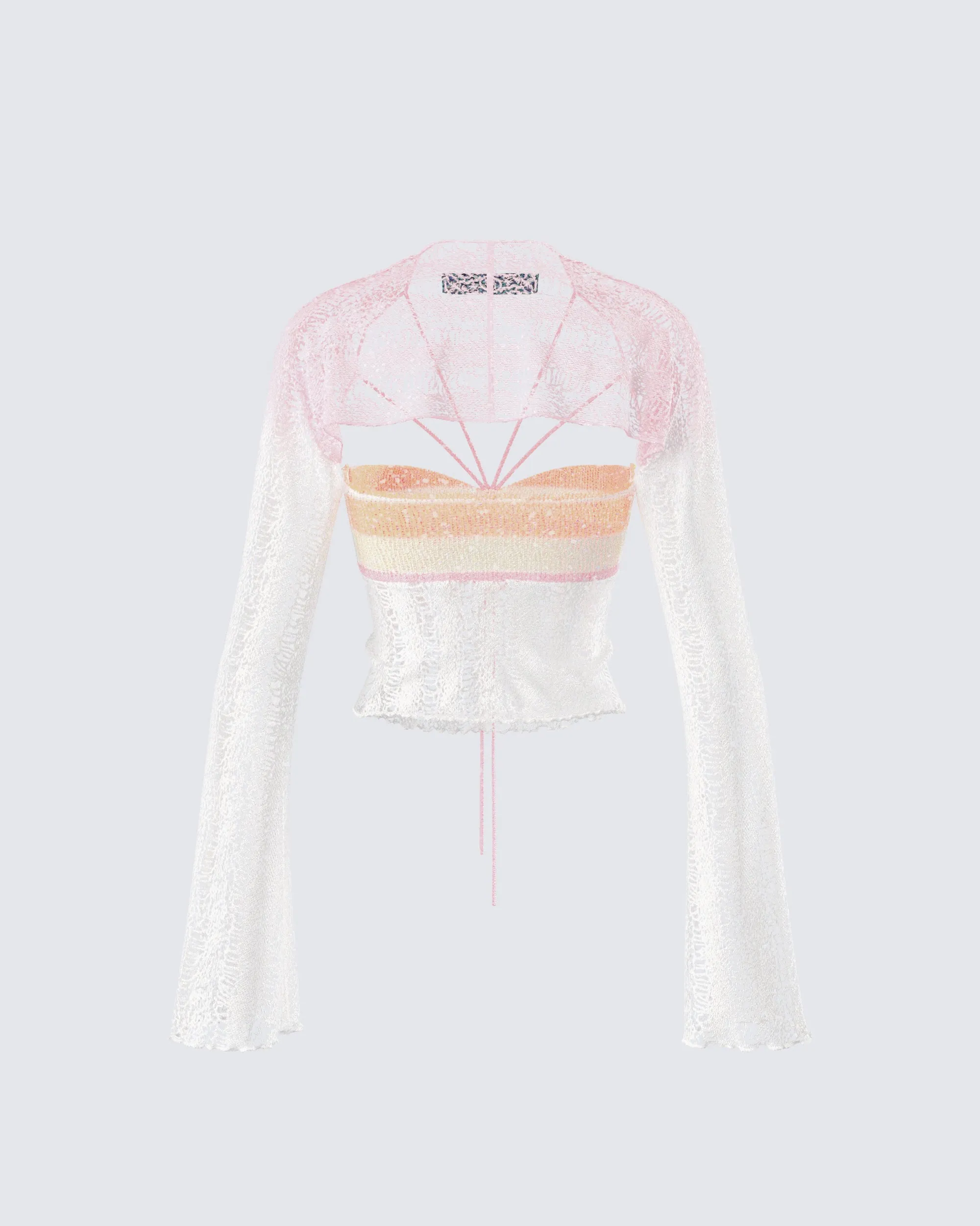 Vanessa Pink Sequin Knit Top sold by Finesse product image thumbnail 3