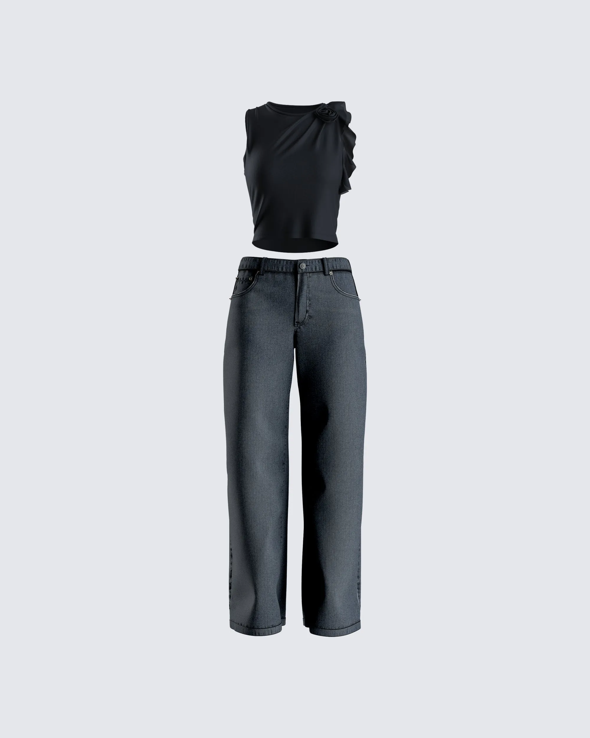 Frieda Denim Set sold by Finesse