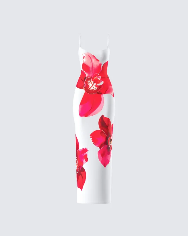 Jemima Floral Print Maxi Dress sold by Finesse