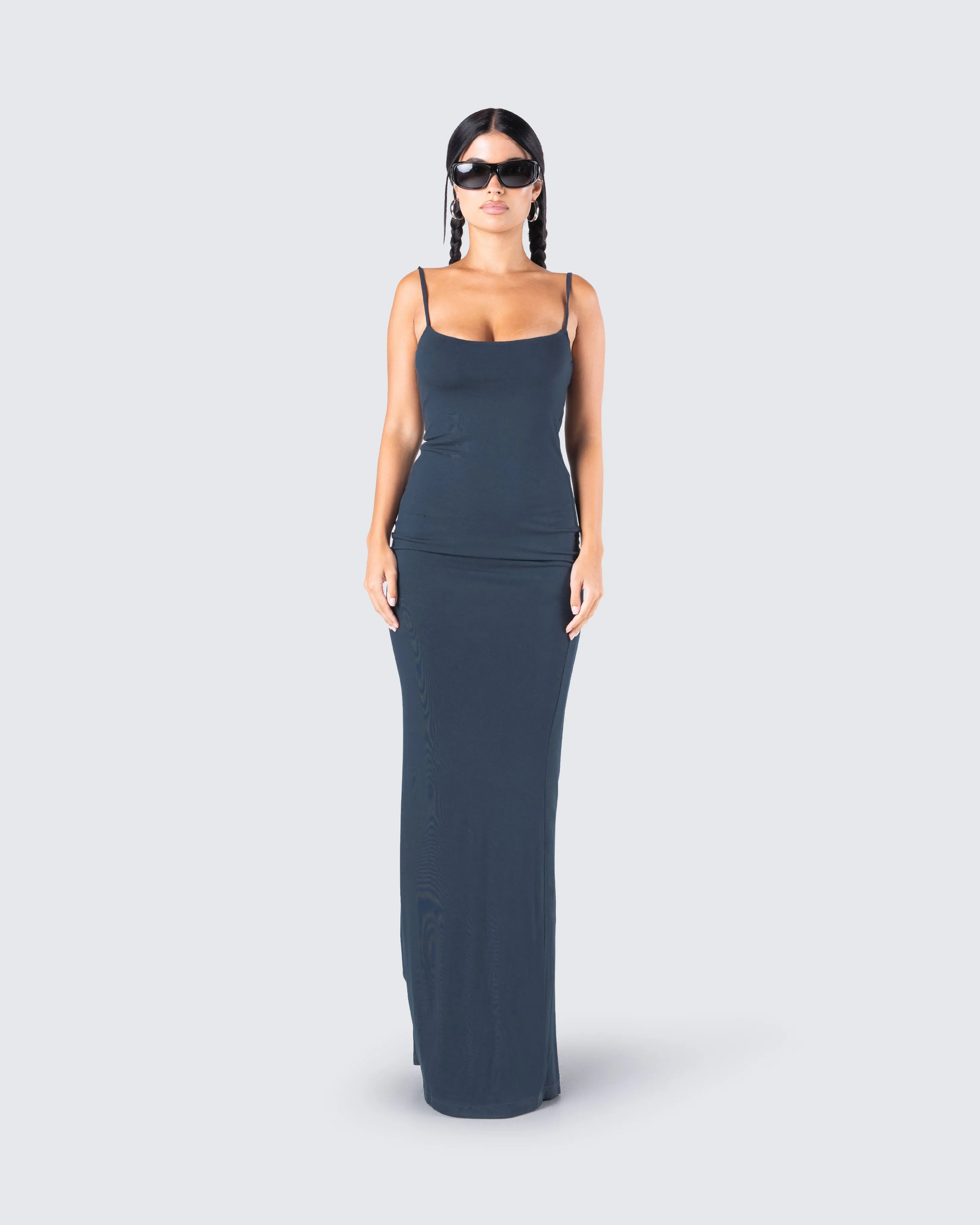 Lilibet Teal Maxi Dress sold by Finesse product image thumbnail 4