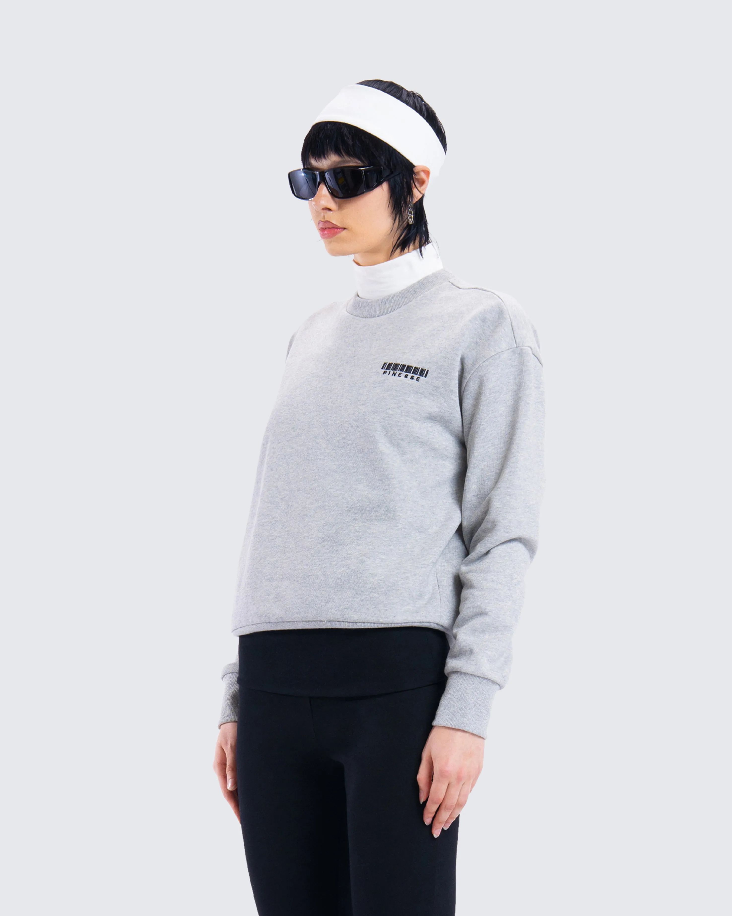 Kemi Heather Grey Logo Sweatshirt sold by Finesse product image thumbnail 5
