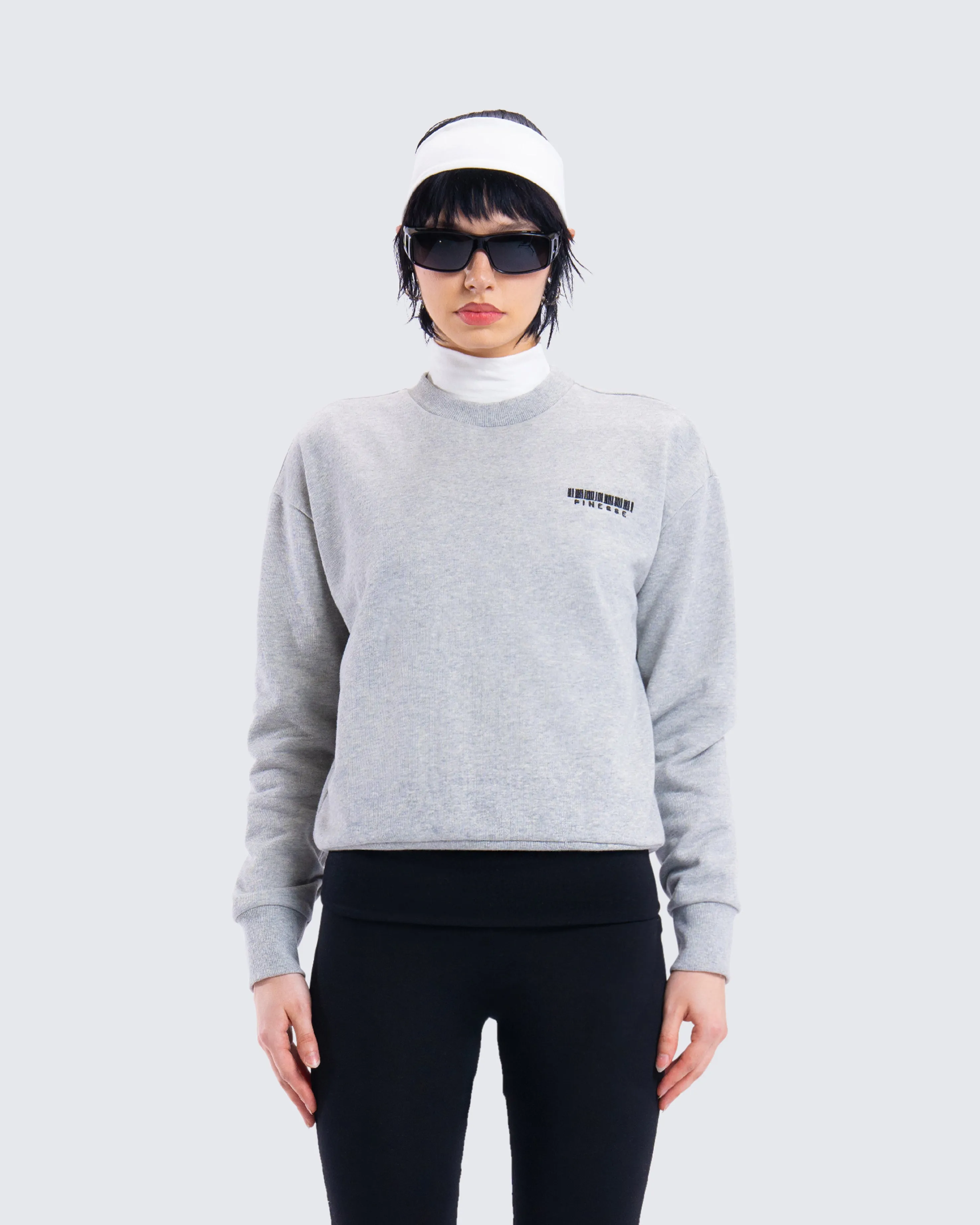 Kemi Heather Grey Logo Sweatshirt sold by Finesse product image thumbnail 4