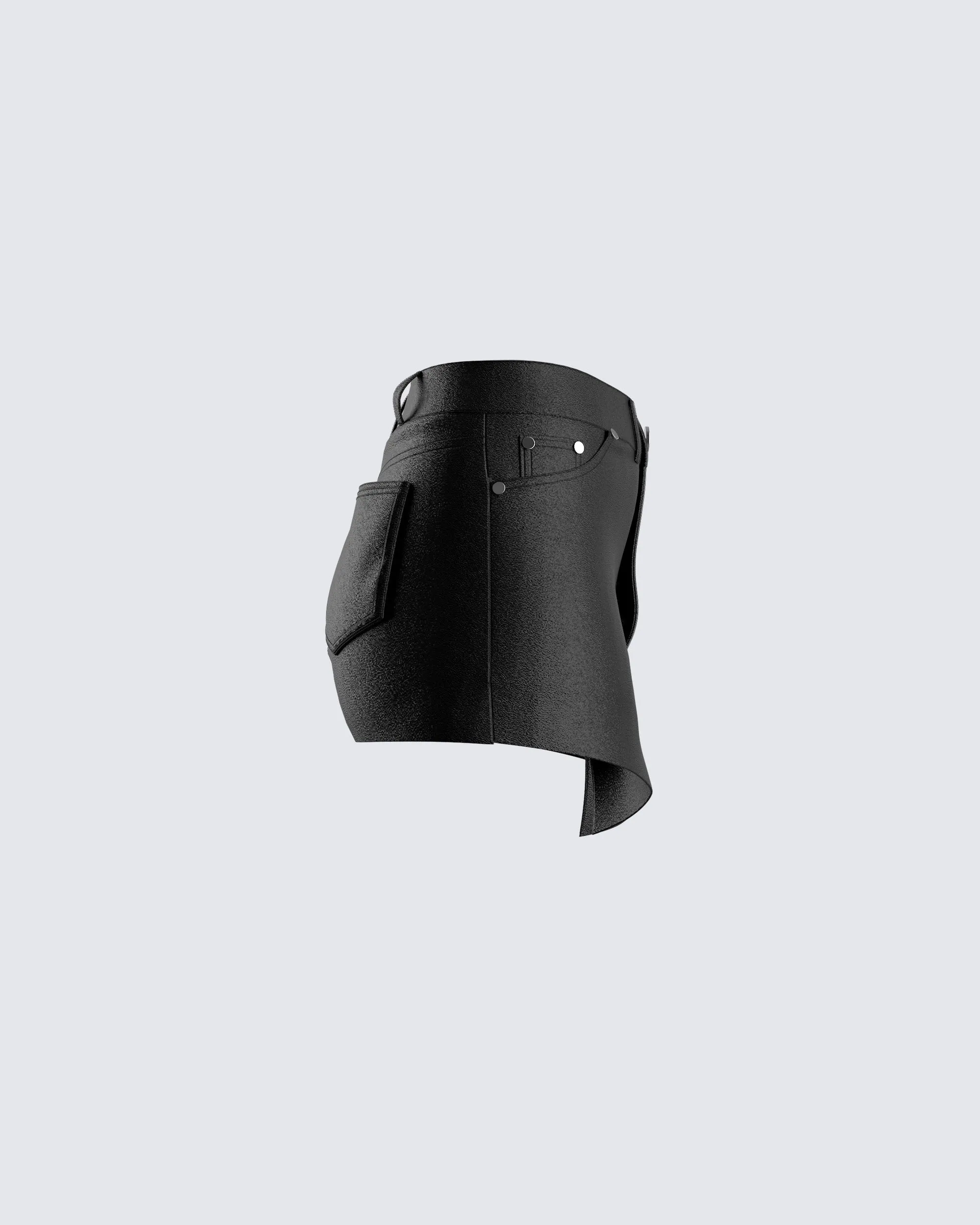 Rhett Black Mini Skirt sold by Finesse product image thumbnail 2