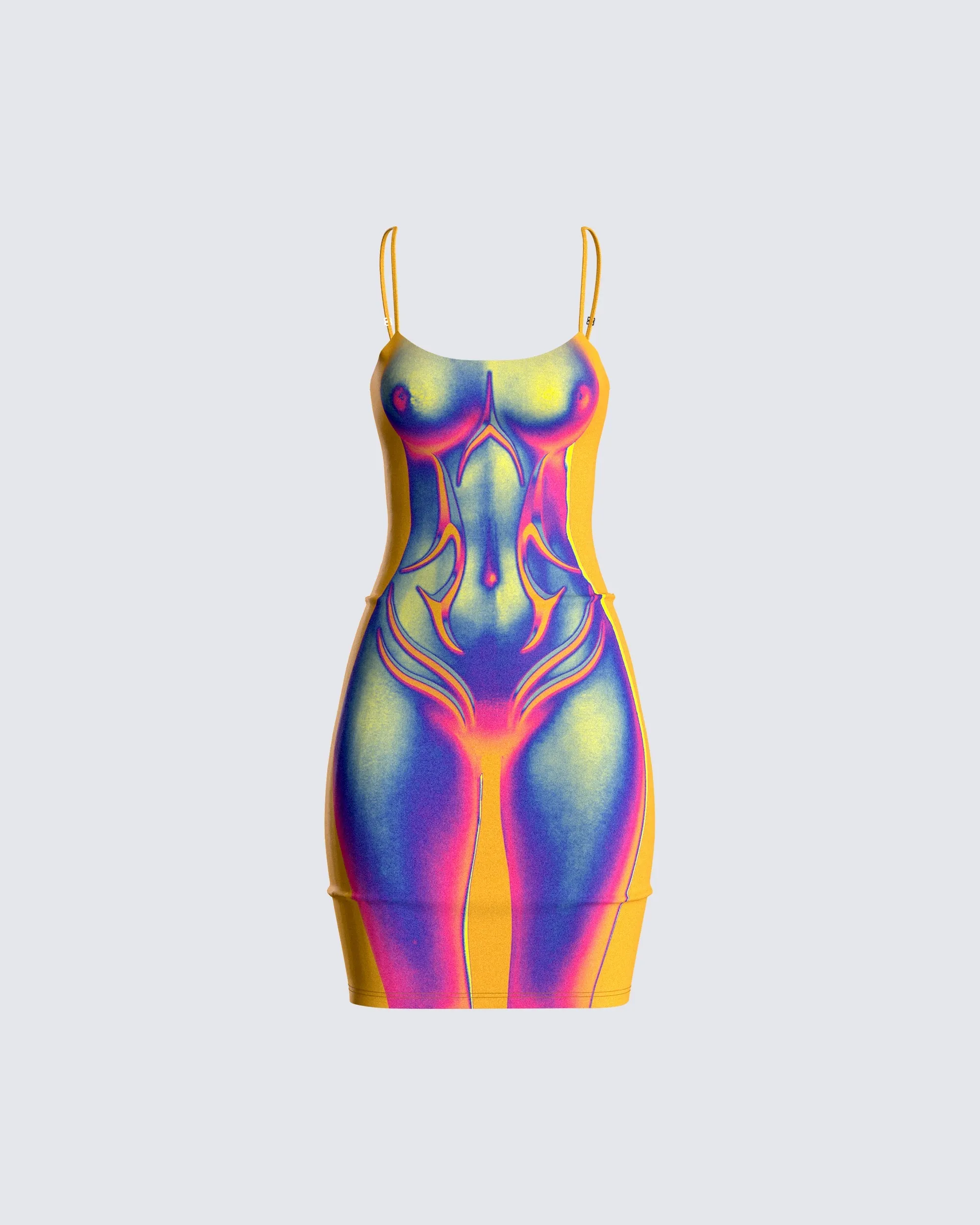 Xavier Body Print Dress sold by Finesse