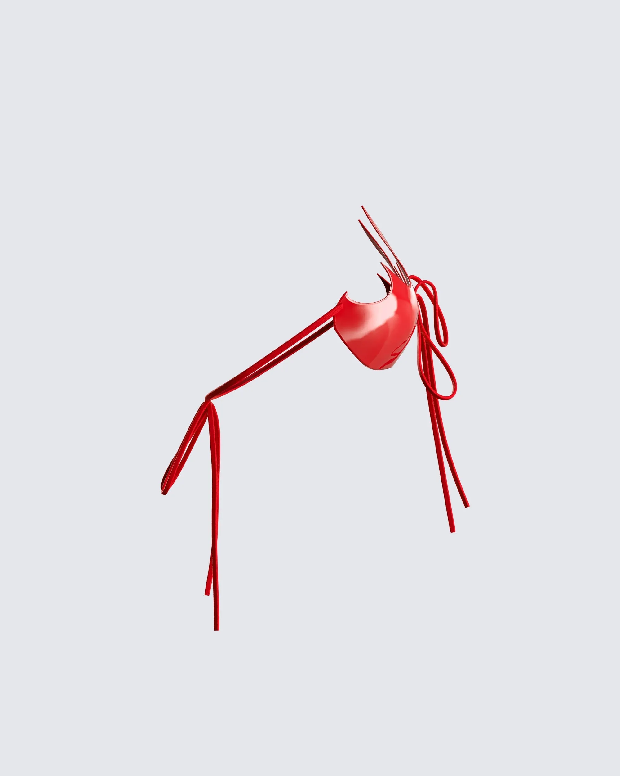 Anastasia Red Bra Top sold by Finesse product image thumbnail 2