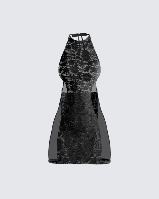 Marla Lace Mini Dress sold by Finesse