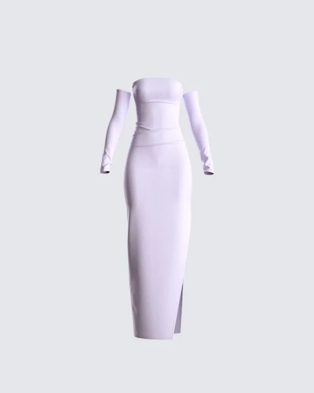 Desta Purple Maxi Dress sold by Finesse